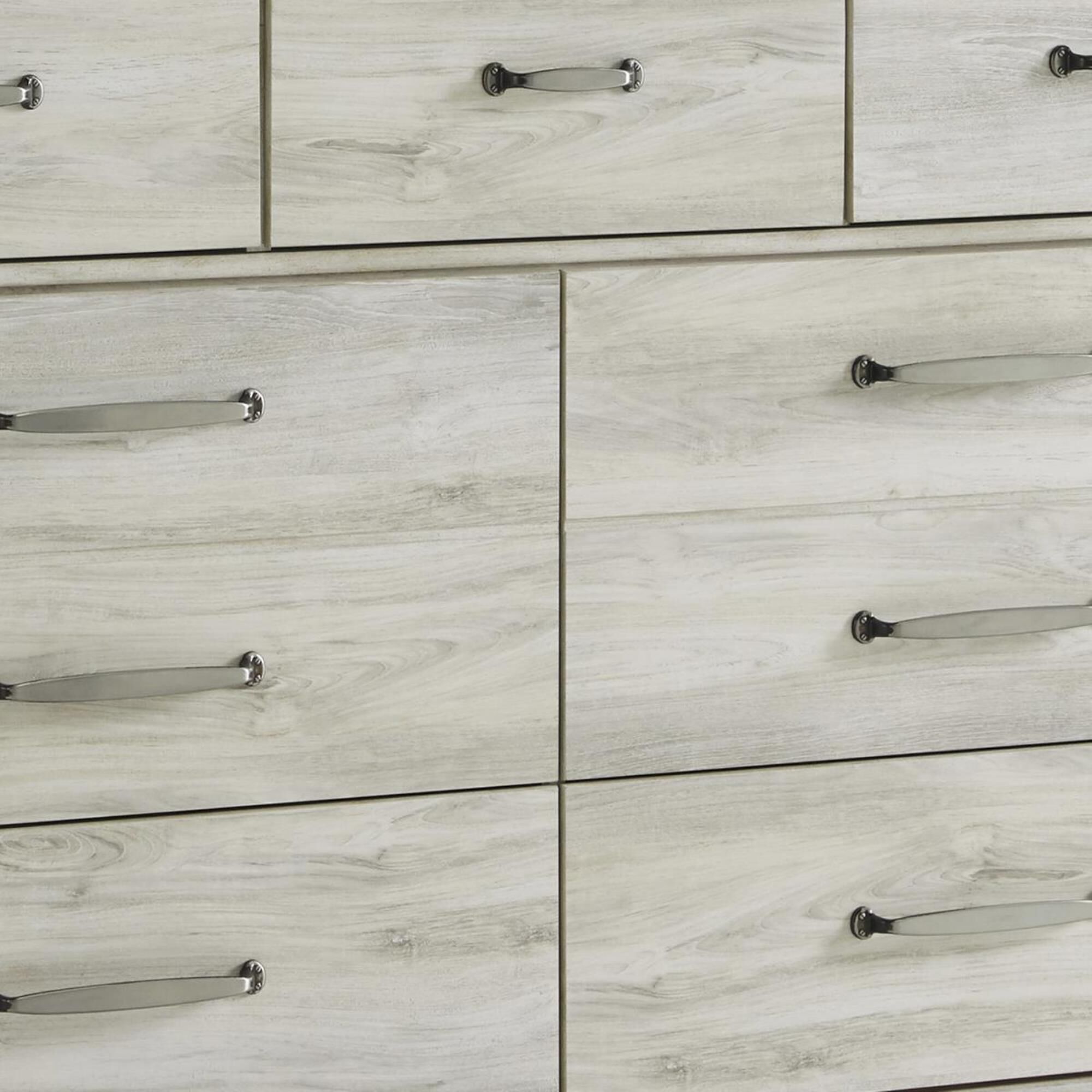 Signature Design by Ashley Bellaby 7 Drawer Dresser in Whitewash, , large