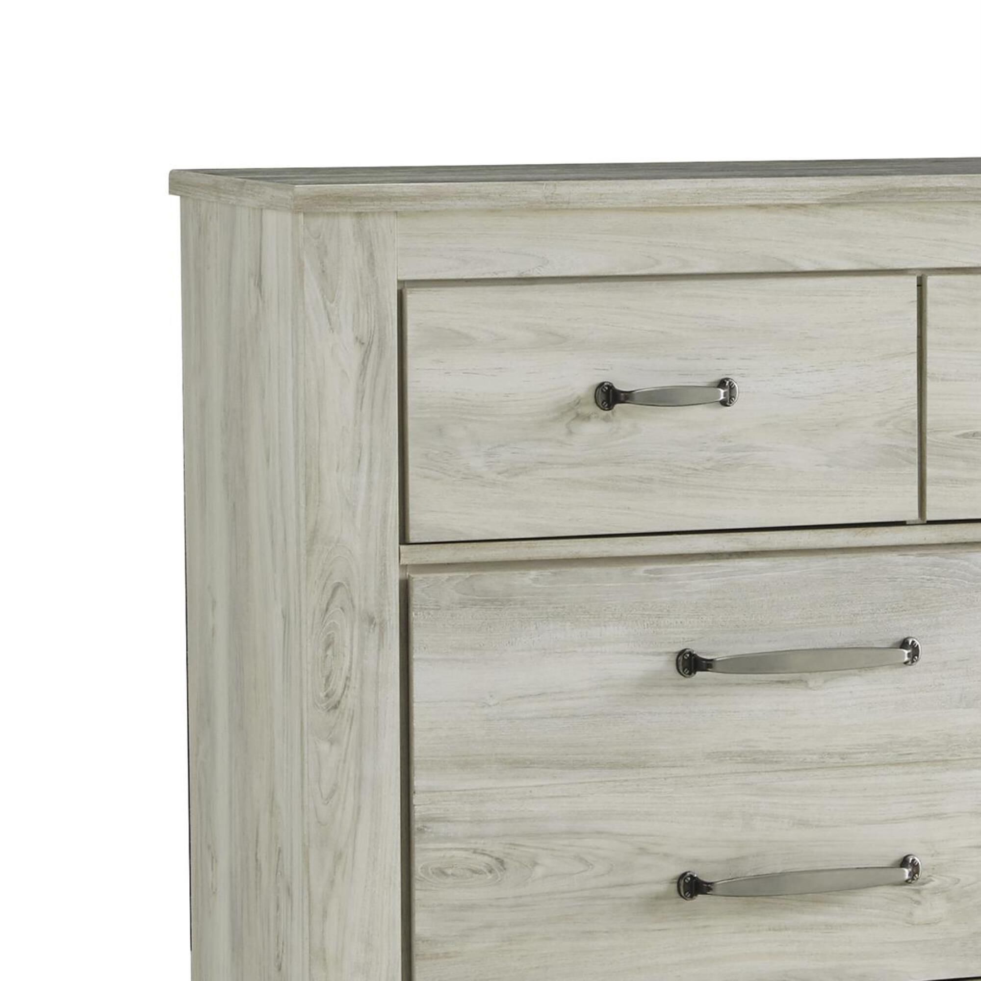 Signature Design by Ashley Bellaby 7 Drawer Dresser in Whitewash, , large