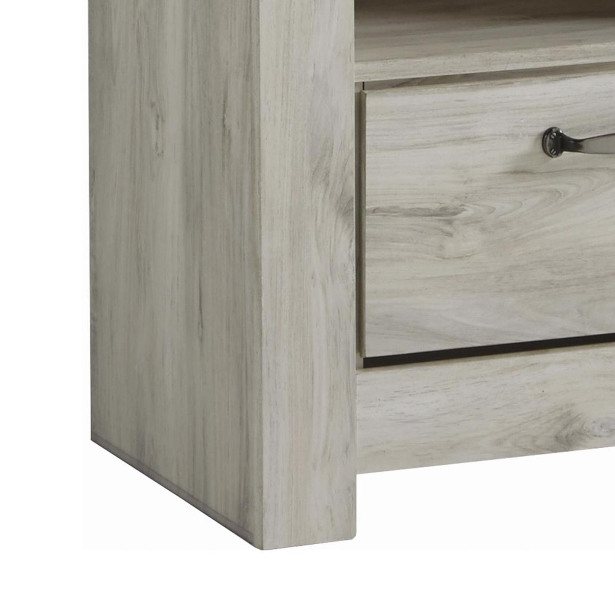 Signature Design by Ashley Bellaby 1 Drawer Nightstand in Whitewash, , large