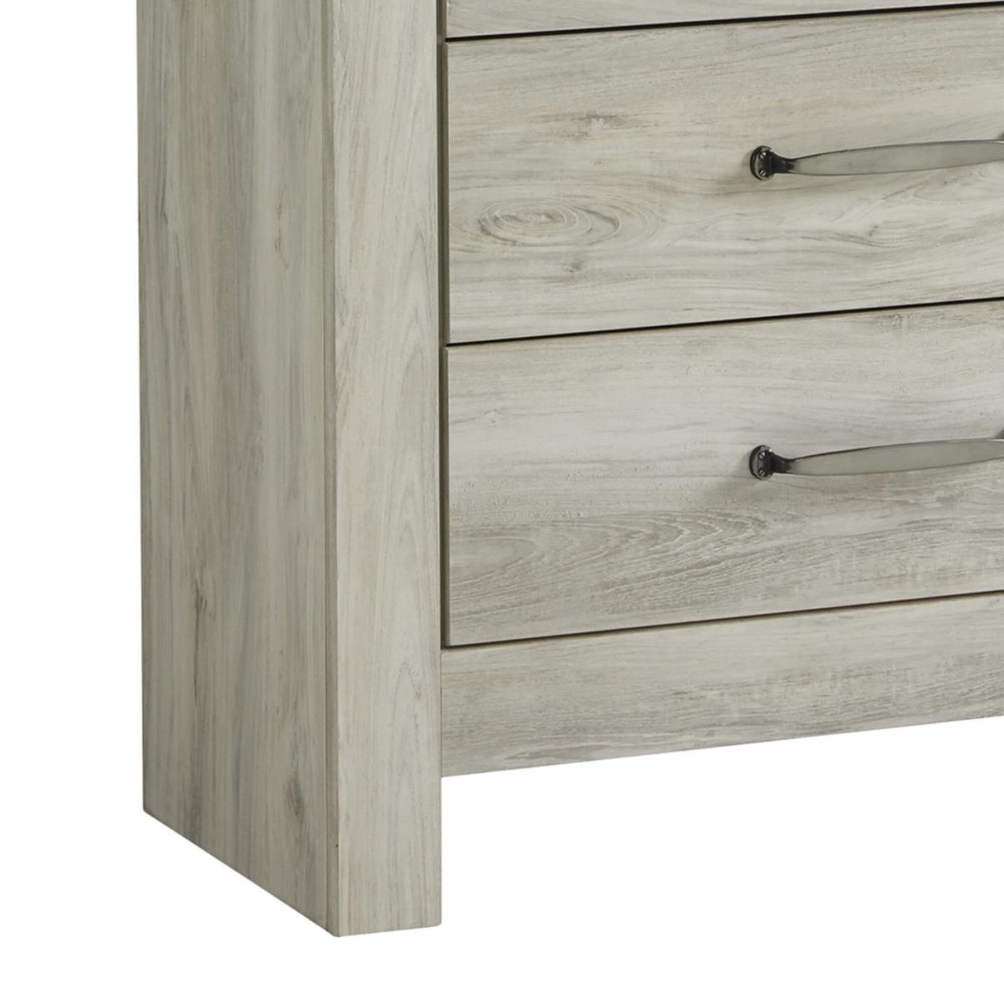 Signature Design by Ashley Bellaby 5 Drawer Chest in Whitewash, , large