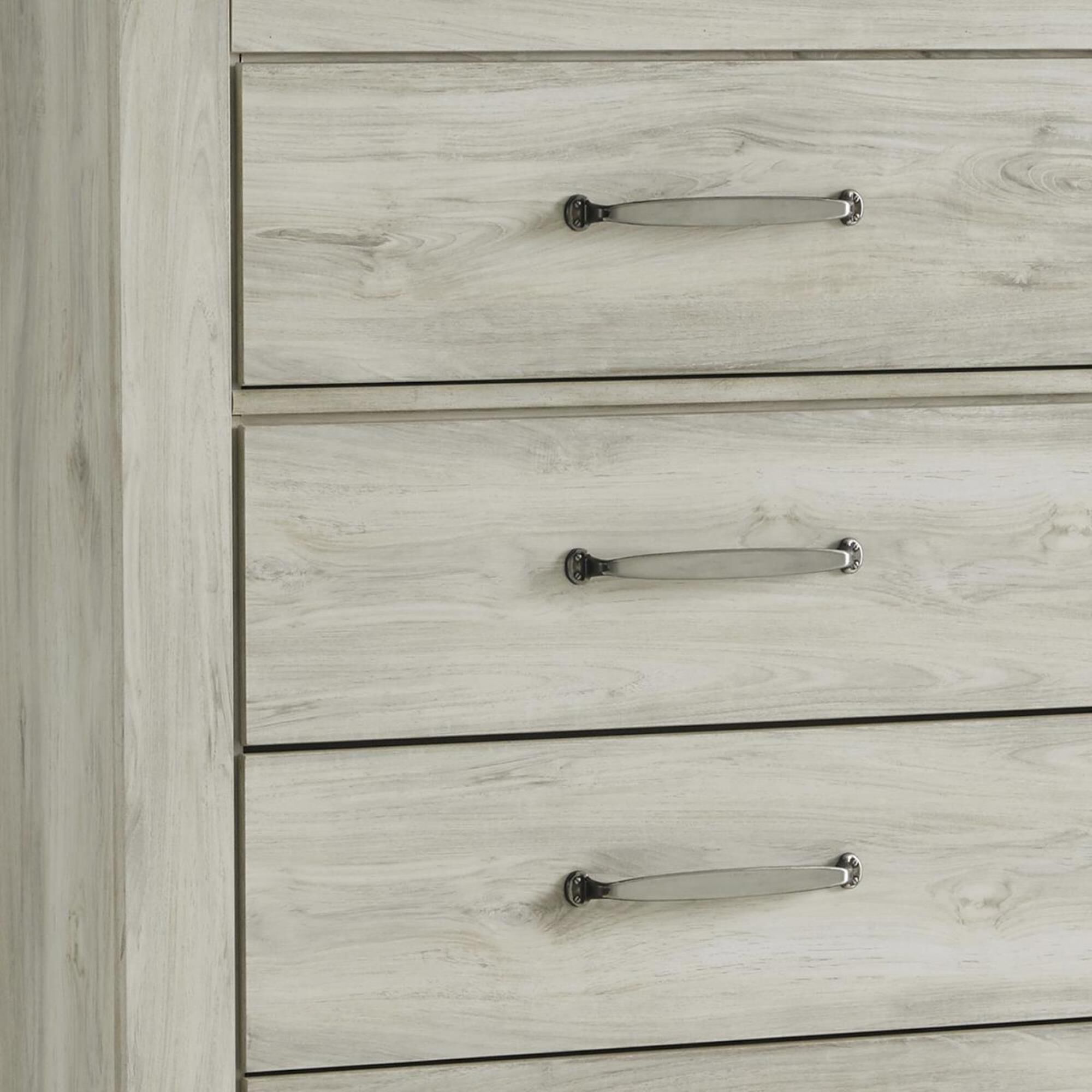 Signature Design by Ashley Bellaby 5 Drawer Chest in Whitewash, , large