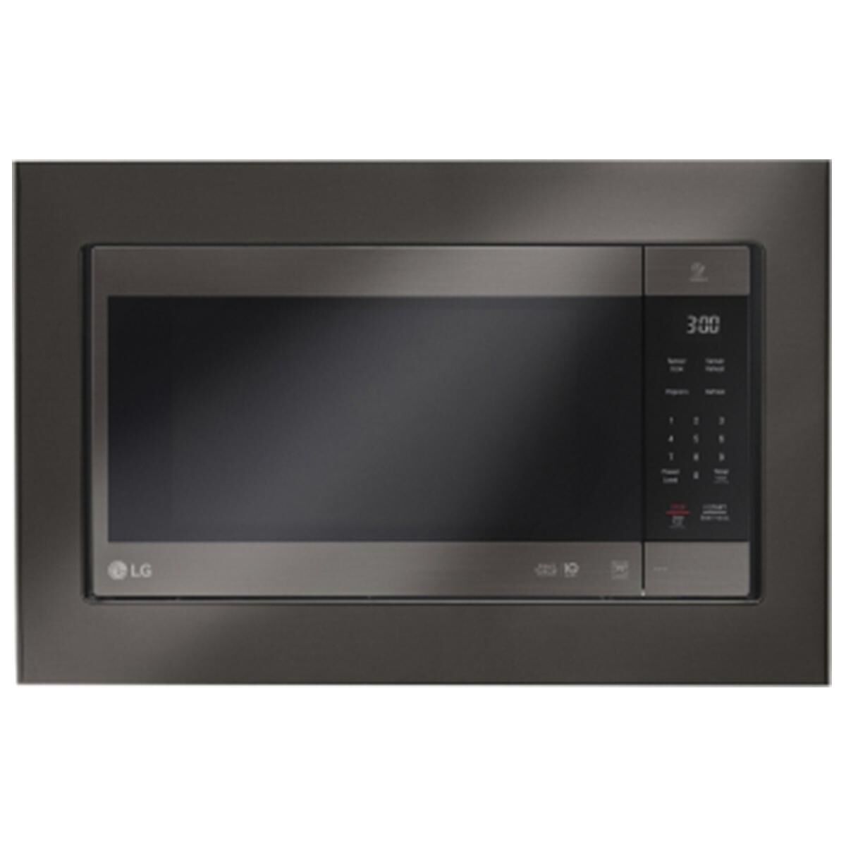 LG 30" Microwave Trim Kit in Black Stainless Steel, , large