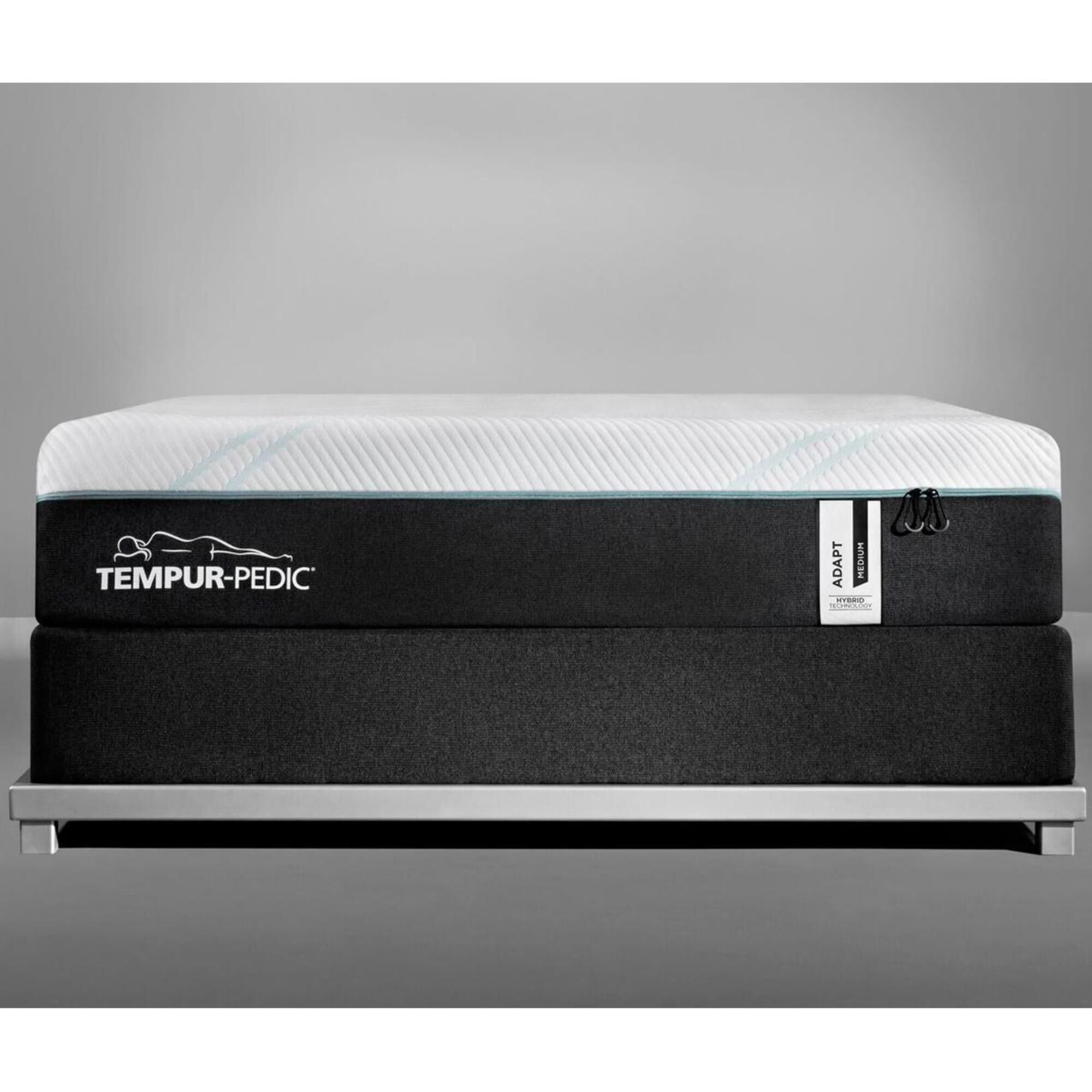 Tempur-Pedic TEMPUR-PROADAPT Medium Hybrid Full Mattress with High Profile Box Spring, , large