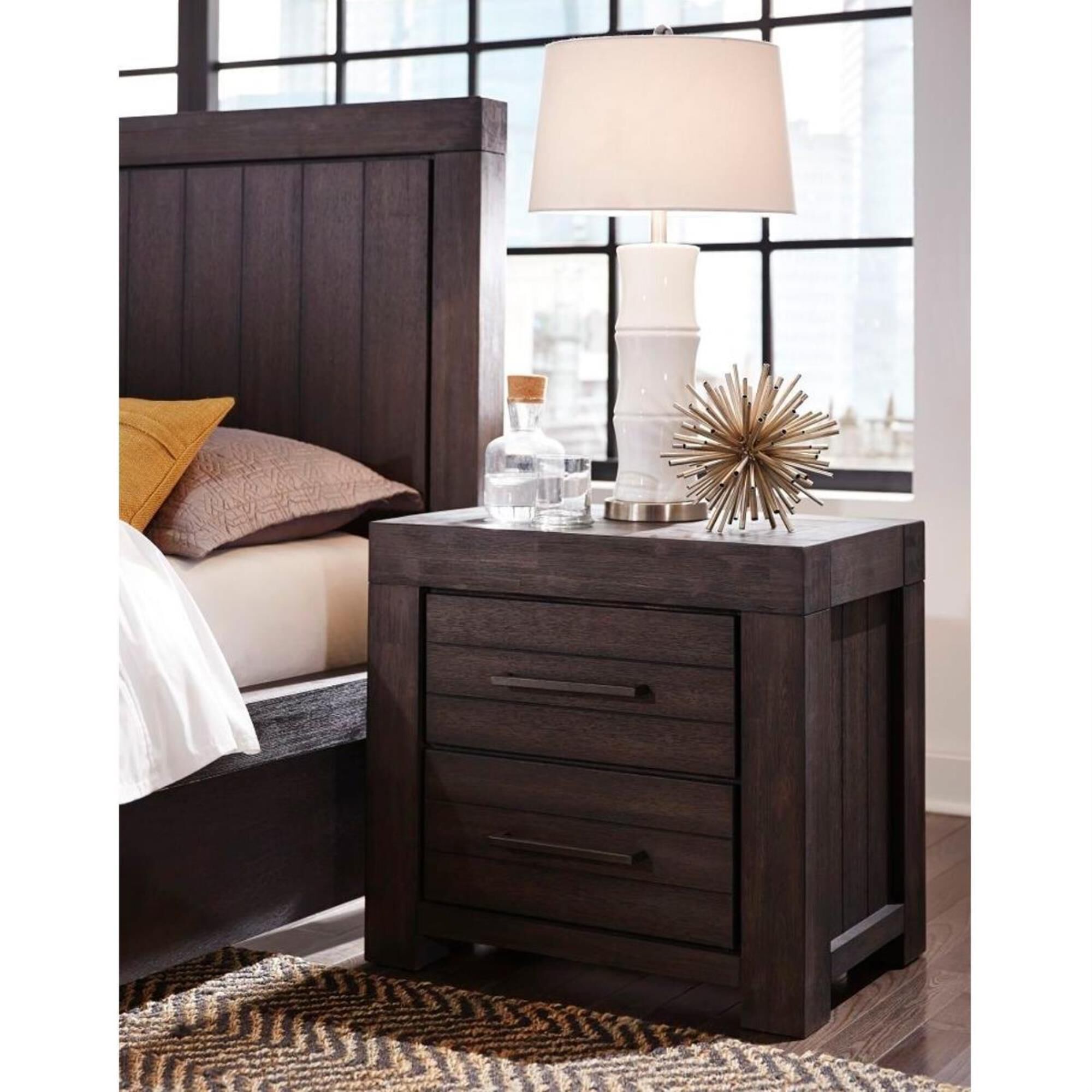 Urban Home Heath 4 Piece Queen Bedroom Set in Basalt Gray, , large