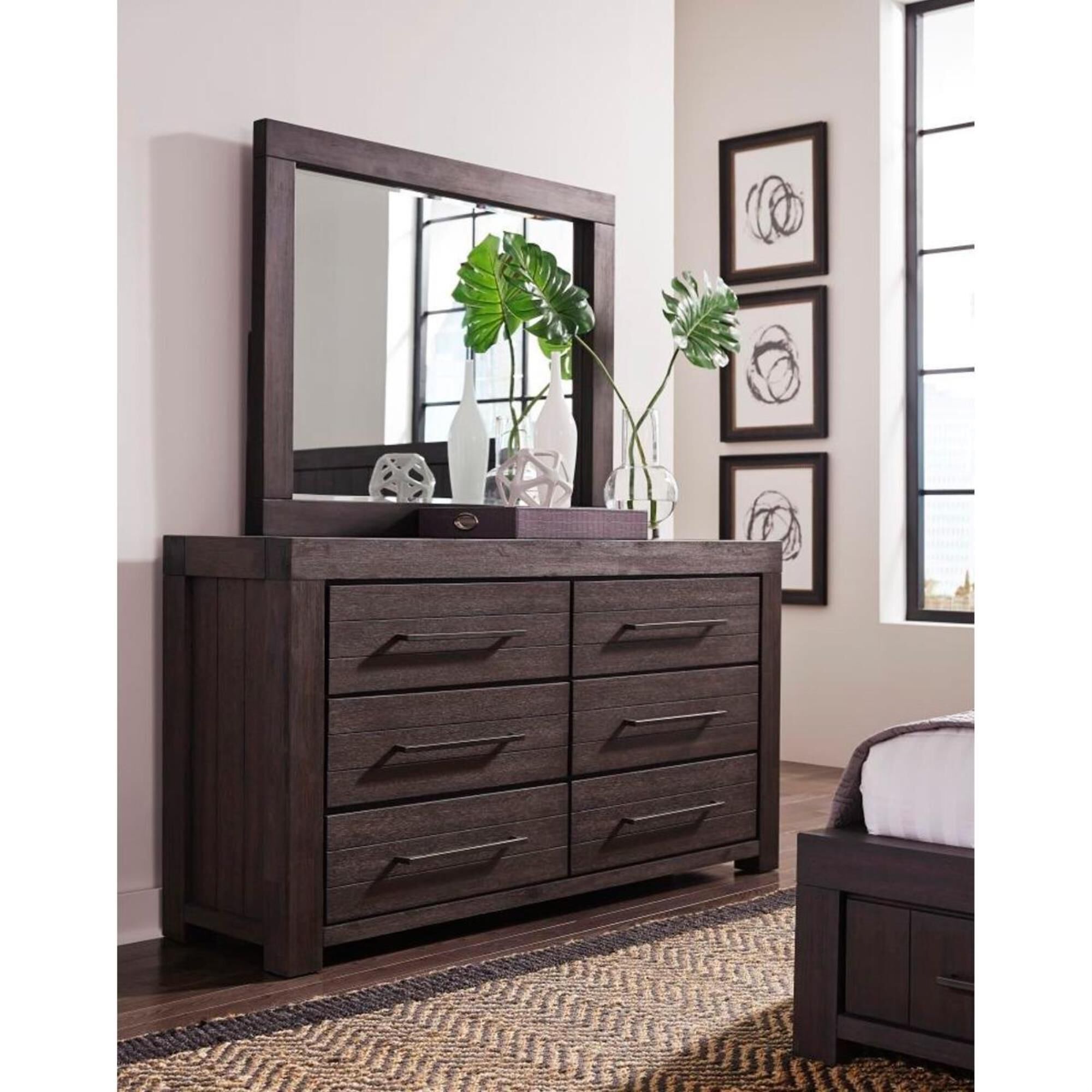 Urban Home Heath 4 Piece Queen Bedroom Set in Basalt Gray, , large