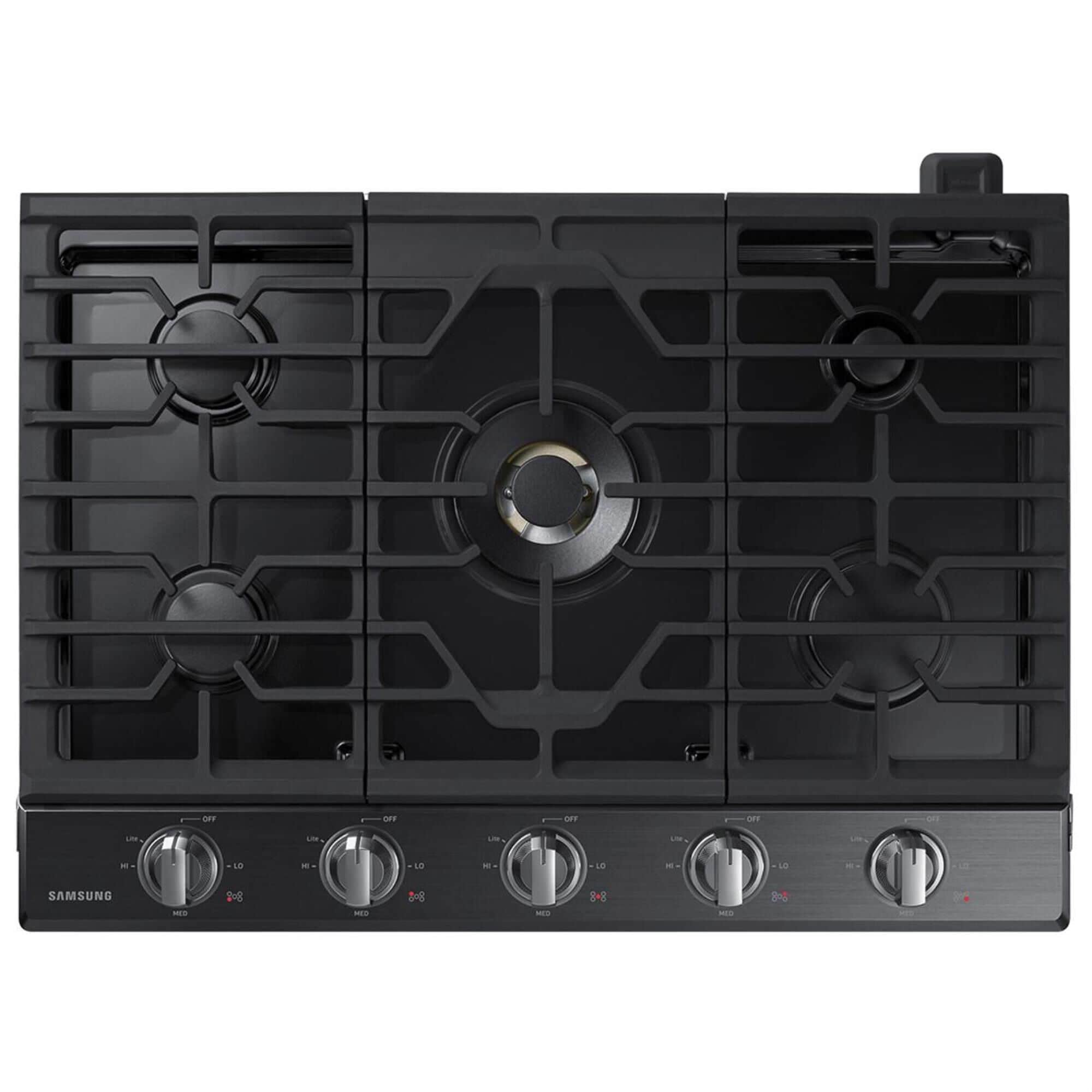 Samsung 30" Gas Cooktop in Black Stainless Steel