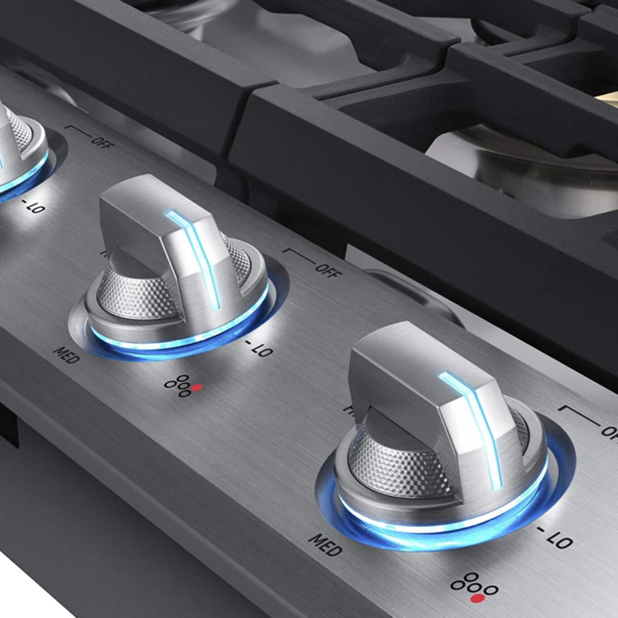 Samsung 30" Gas Cooktop in Stainless Steel