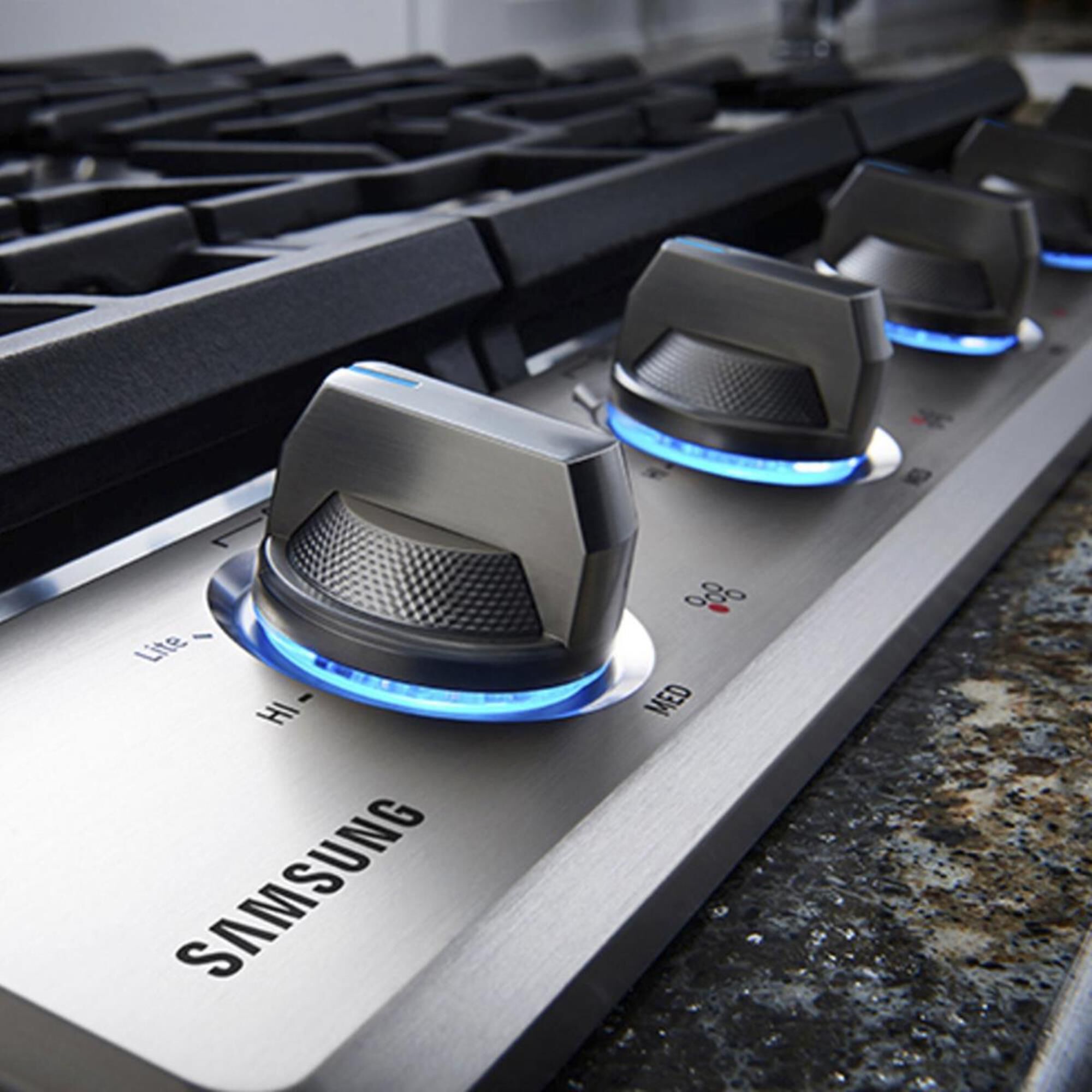 Samsung 30" Gas Cooktop in Stainless Steel