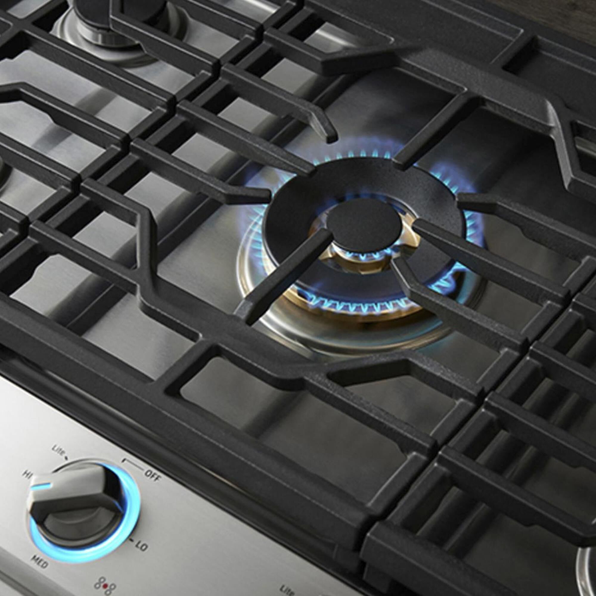 Samsung 30" Gas Cooktop in Stainless Steel