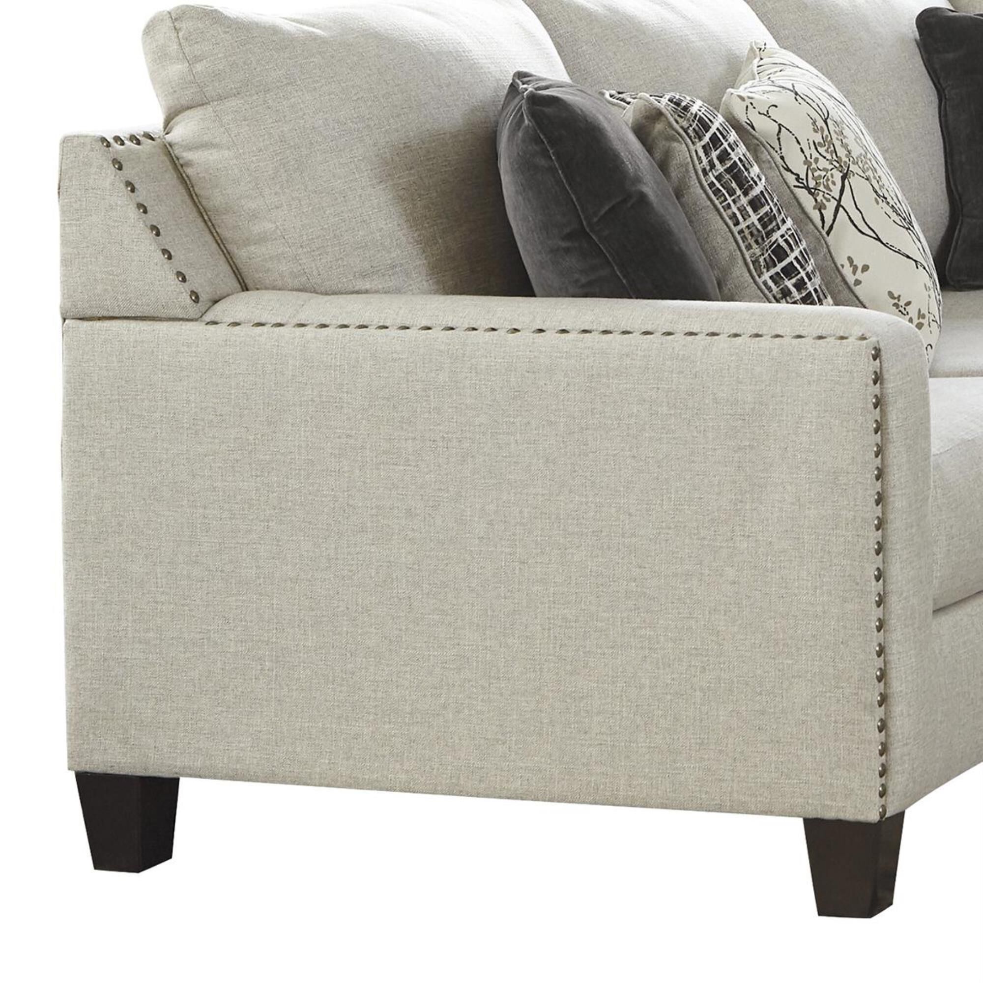 Signature Design by Ashley Hallenberg 2-Piece Left Facing L-Shaped Sectional in Gray, , large