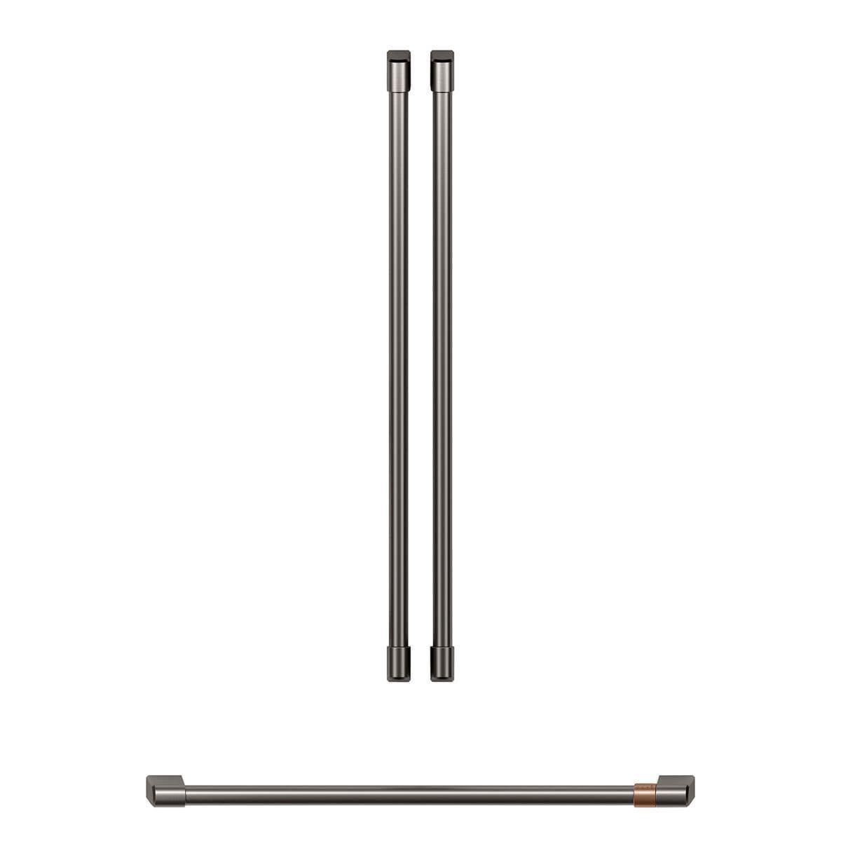 Cafe Refrigeration Handle Kit in Brushed Black