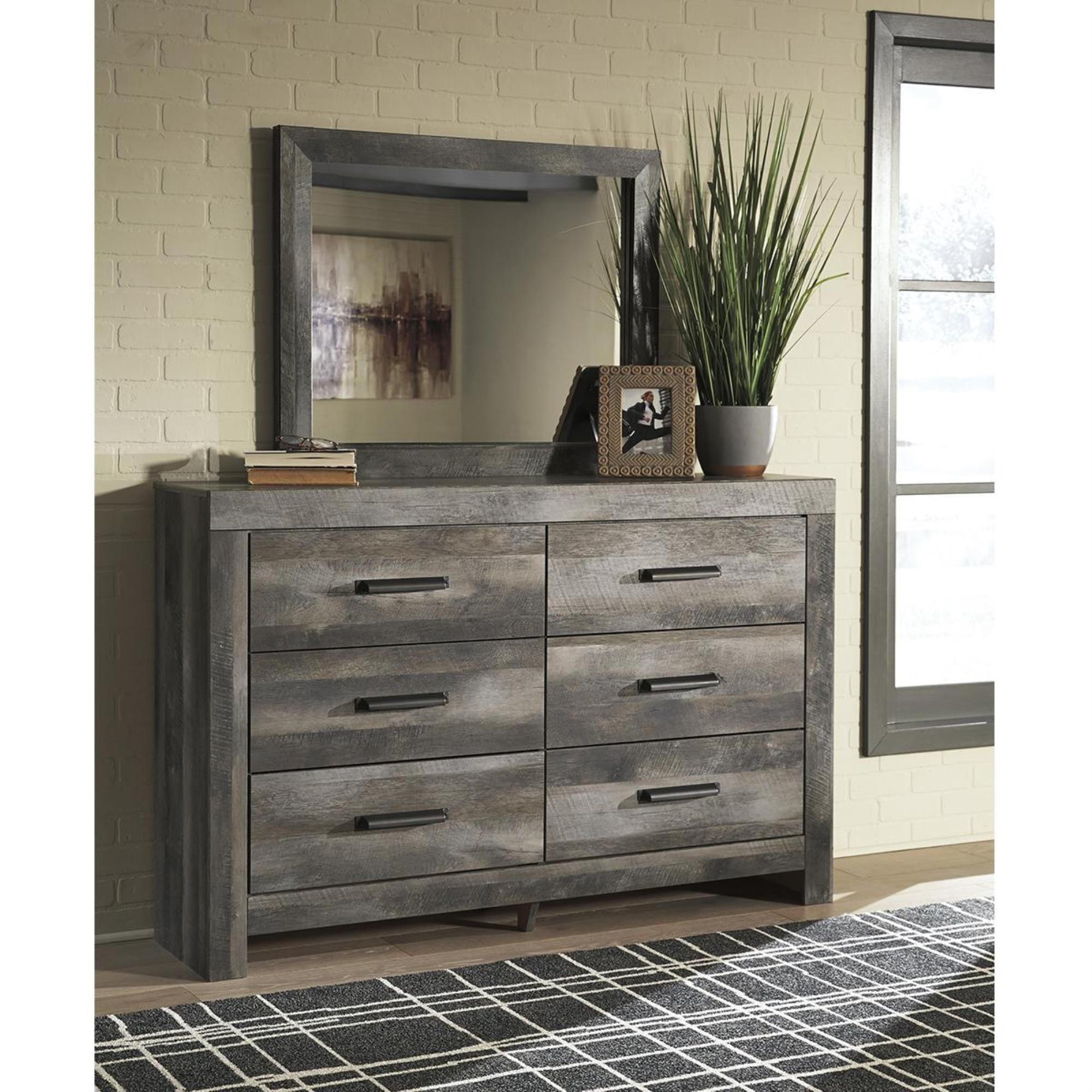 Signature Design by Ashley Wynnlow Bedroom Mirror in Gray, , large
