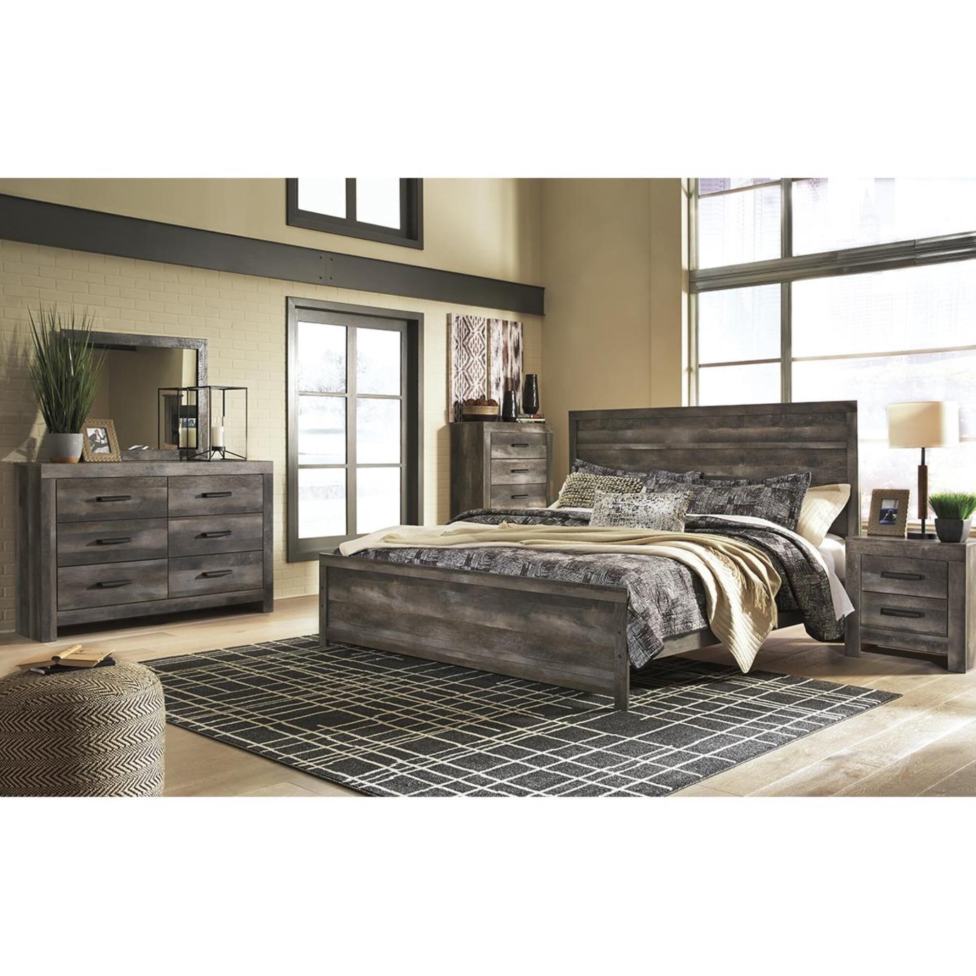 Signature Design by Ashley Wynnlow Bedroom Mirror in Gray, , large