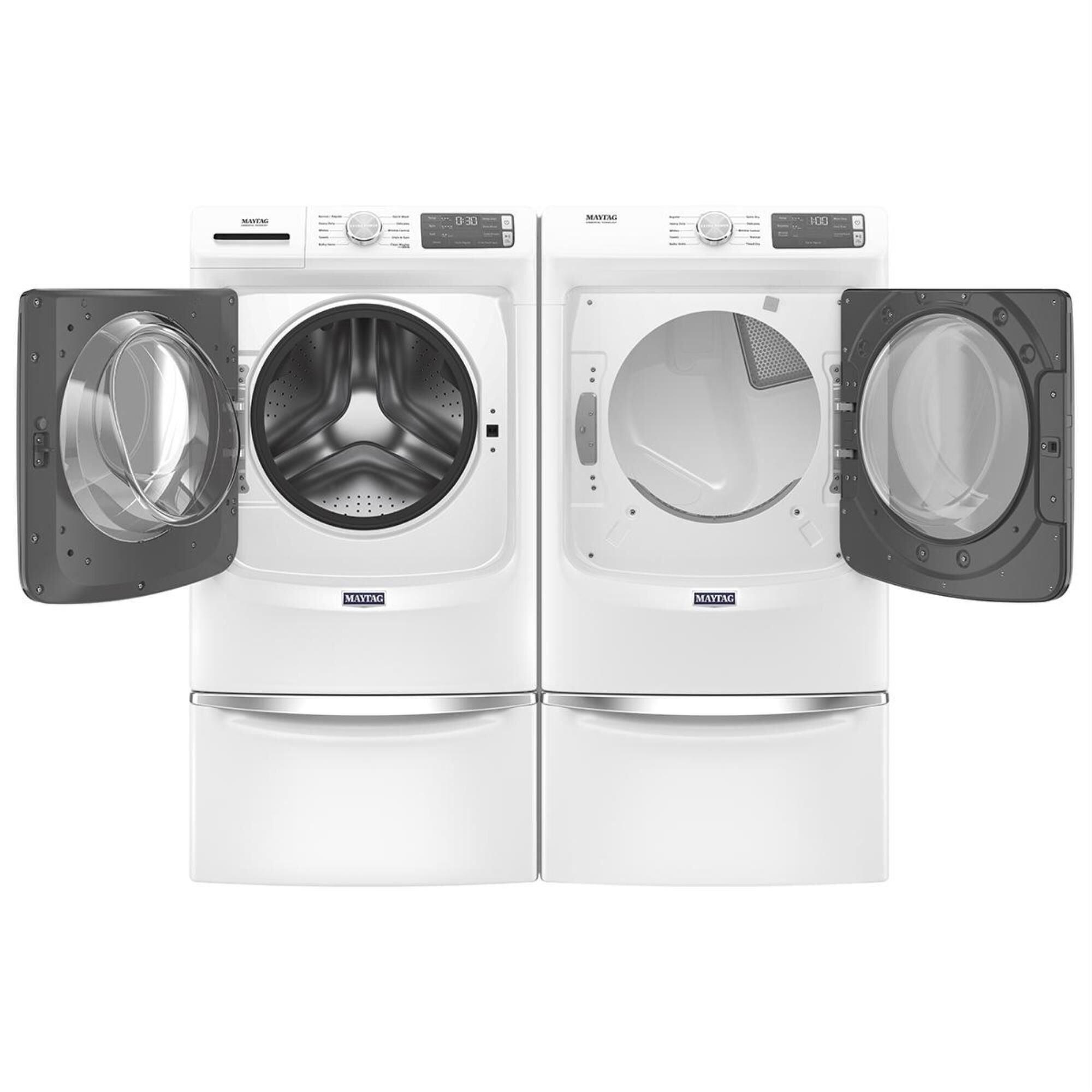Maytag 4.5 Cu. Ft Front Load Washer with Steam in White, , large