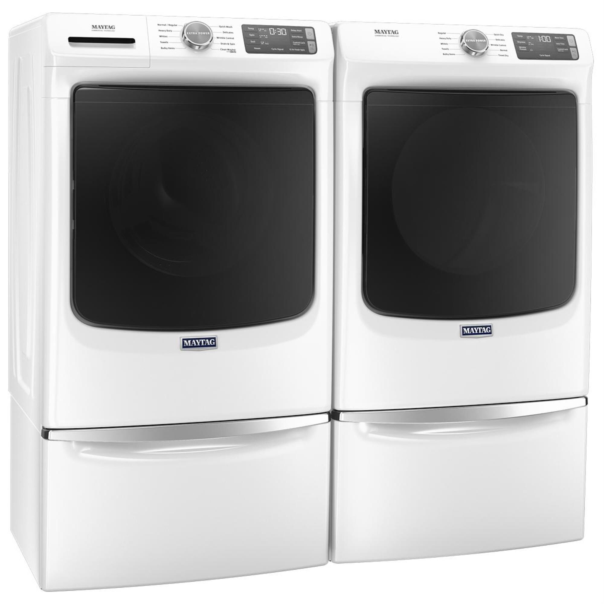 Maytag 4.5 Cu. Ft Front Load Washer with Steam in White, , large