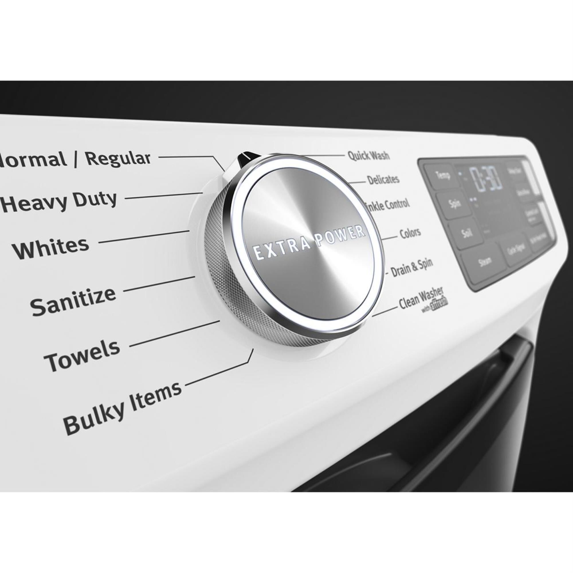 Maytag 4.8 Cu. Ft. Front Load Washer with Steam in White, , large