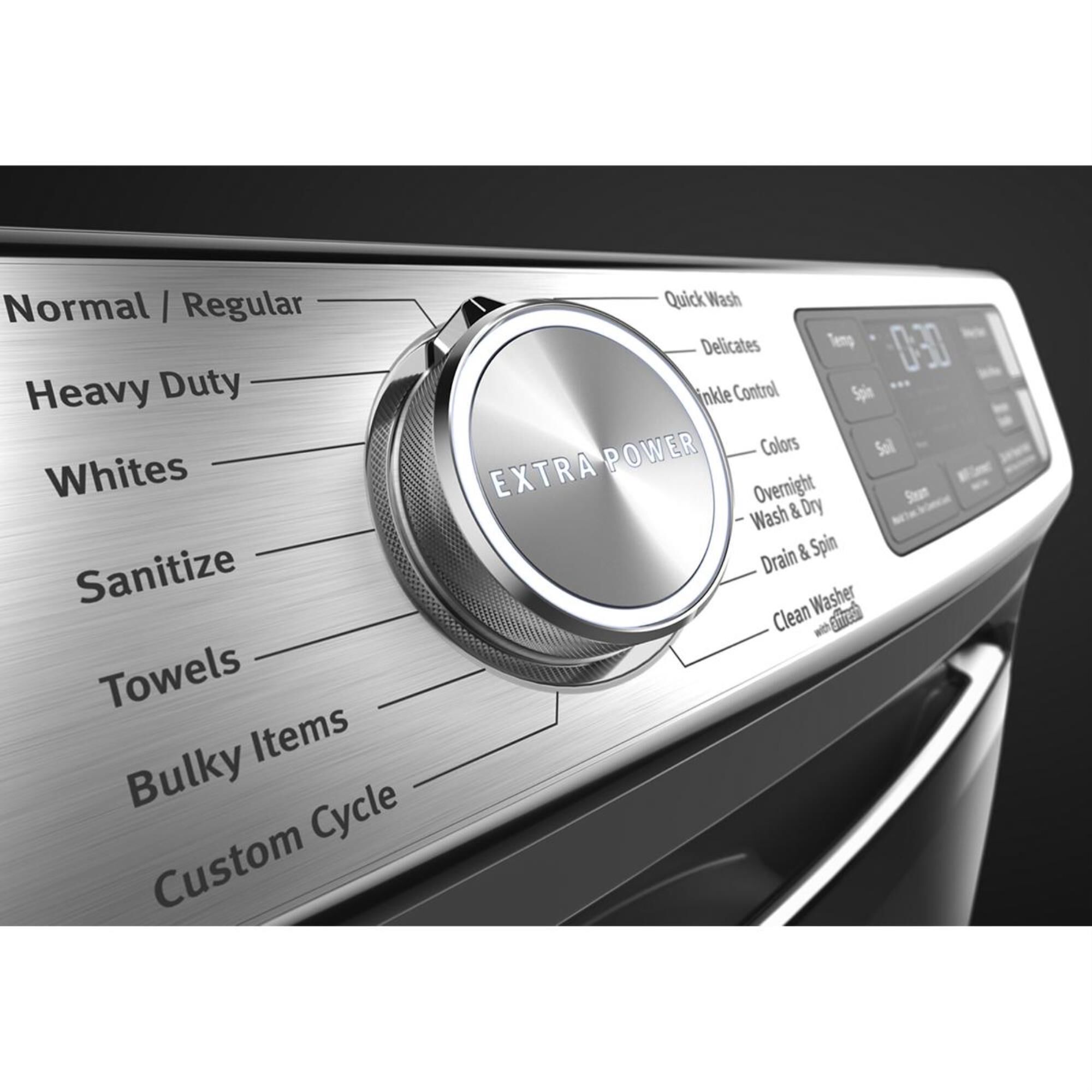 Maytag 5.0 Cu. Ft. Front Load Washer with Steam in White, , large
