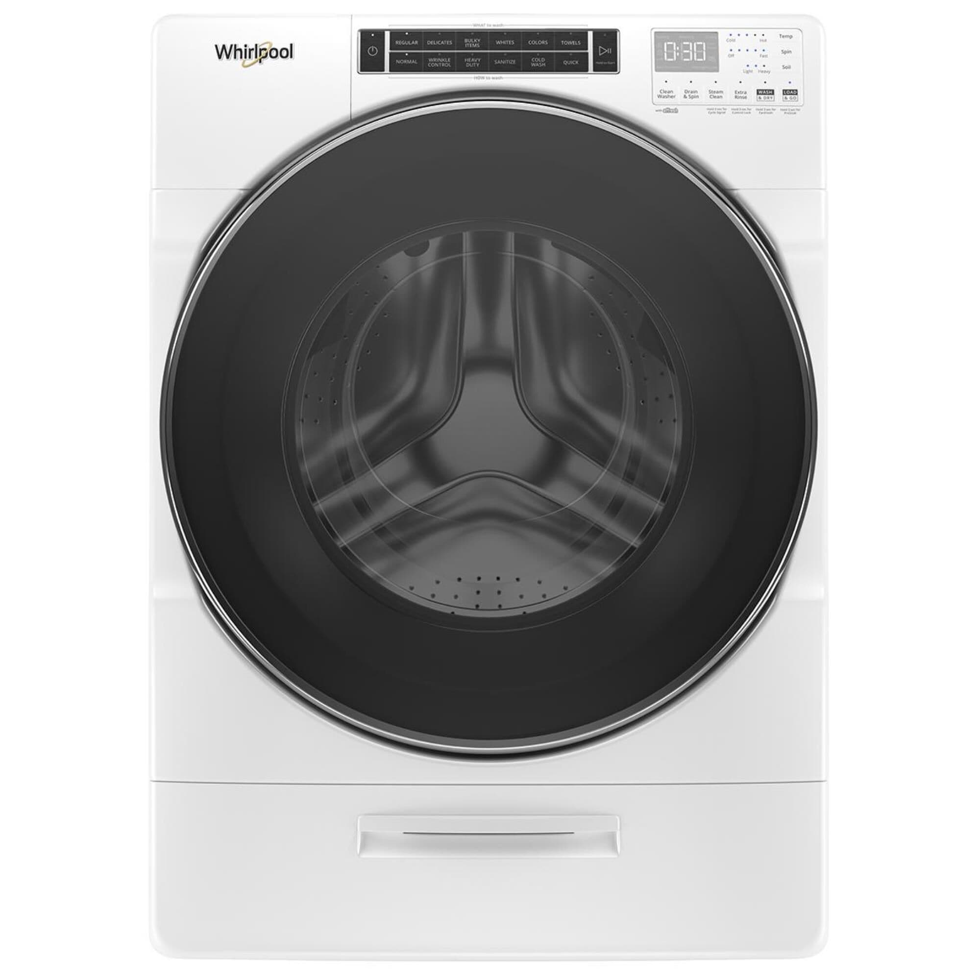 Whirlpool 5.0 Cu. Ft. Front Load Washer in White