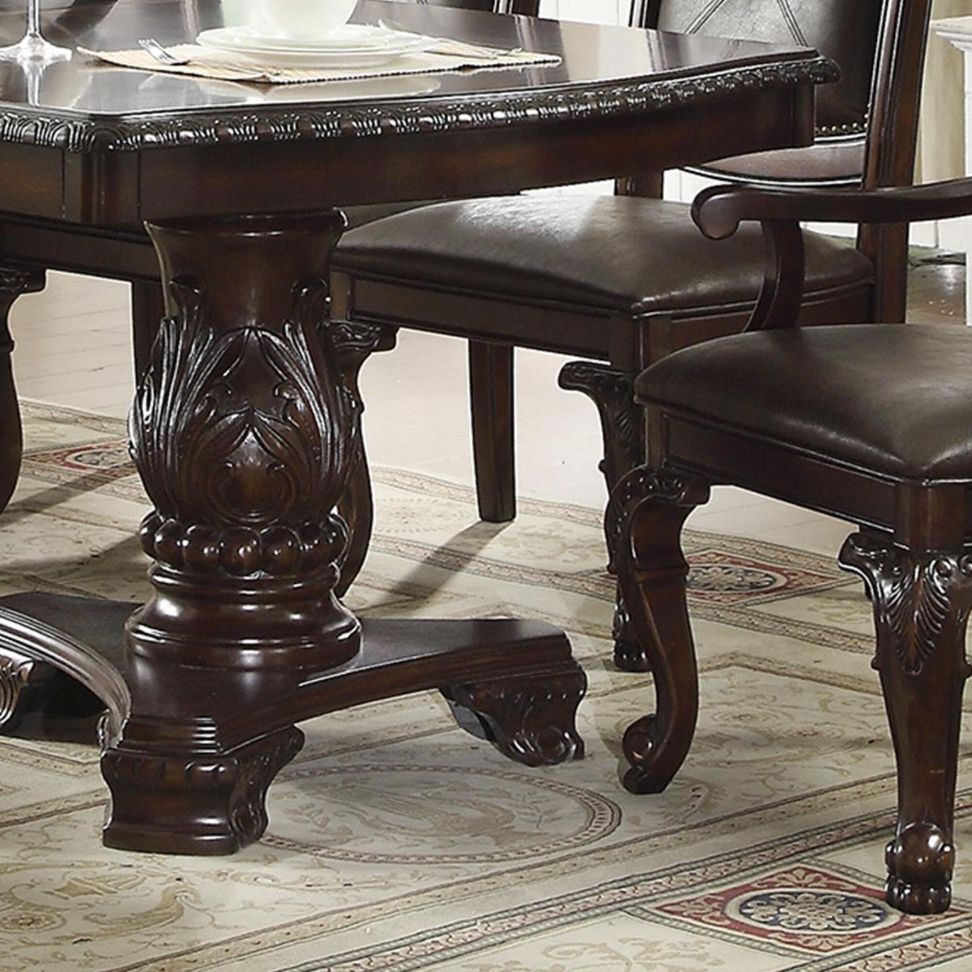 Claremont Kiera Dining Table in Rich Brown - Table Only, , large