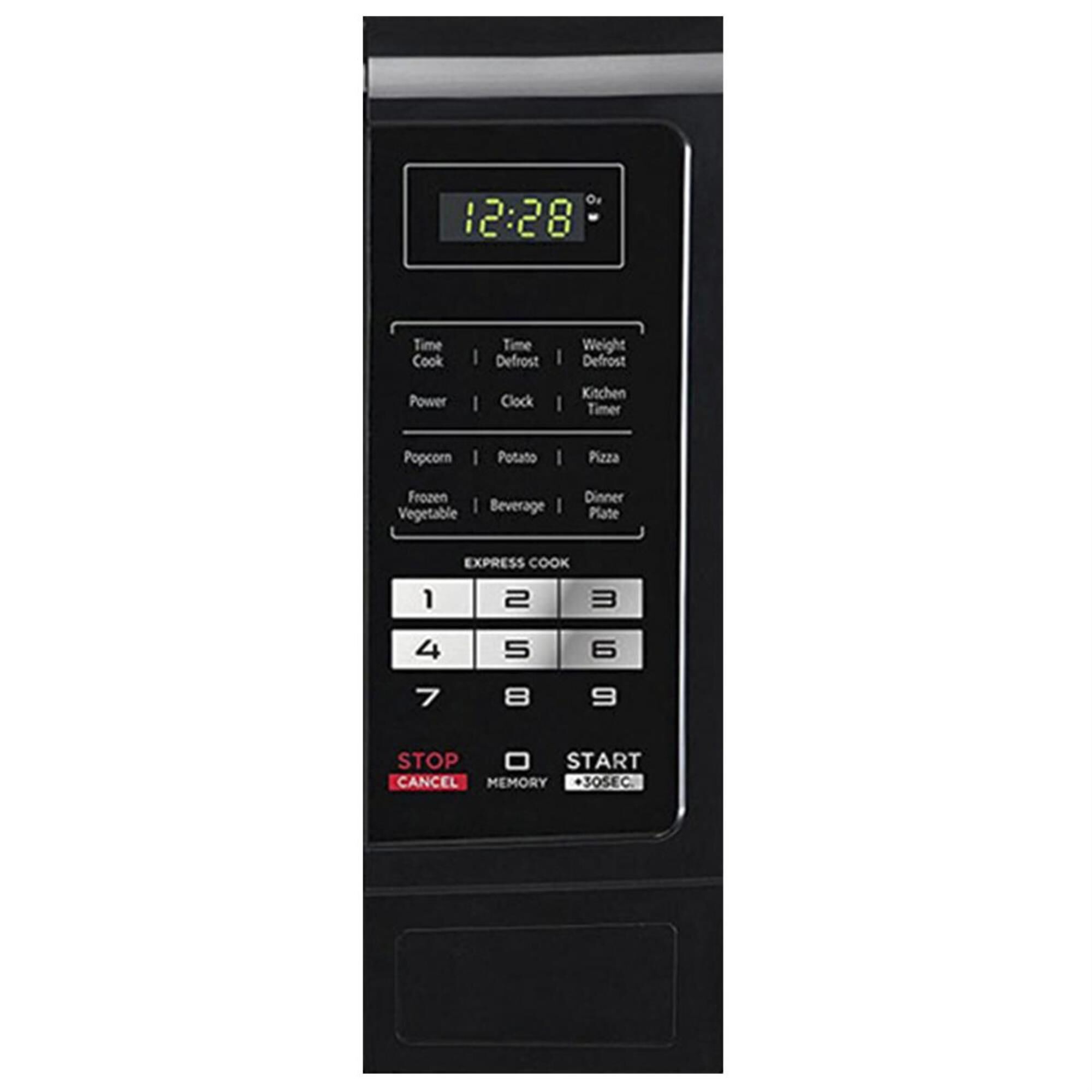 Magic Chef 1.6 Cu. Ft. 1100W Countertop Microwave Oven with Push-Button Door in Black, , large