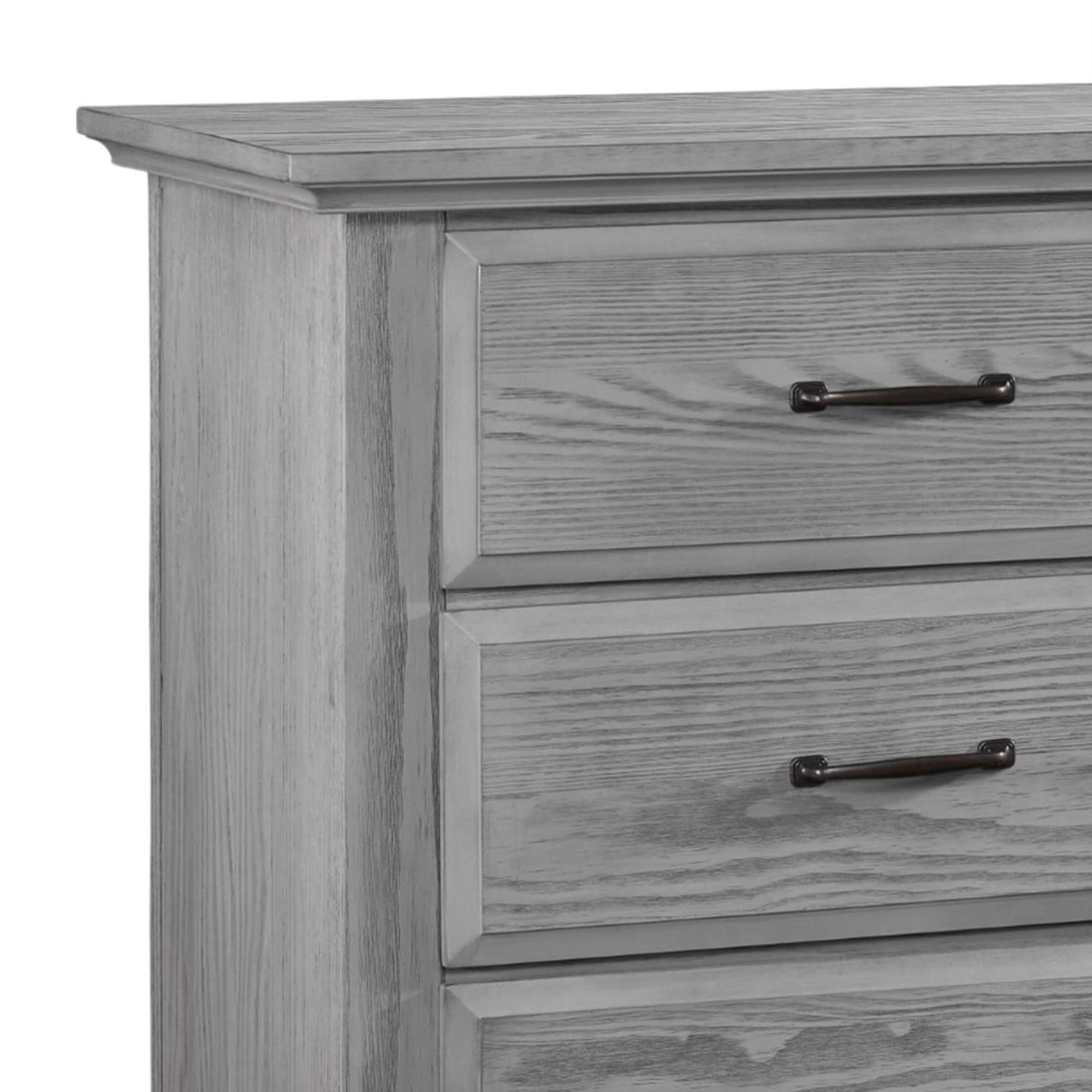 Oxford Village Willowbrook Dresser and Changing Top in Graphite Gray, , large