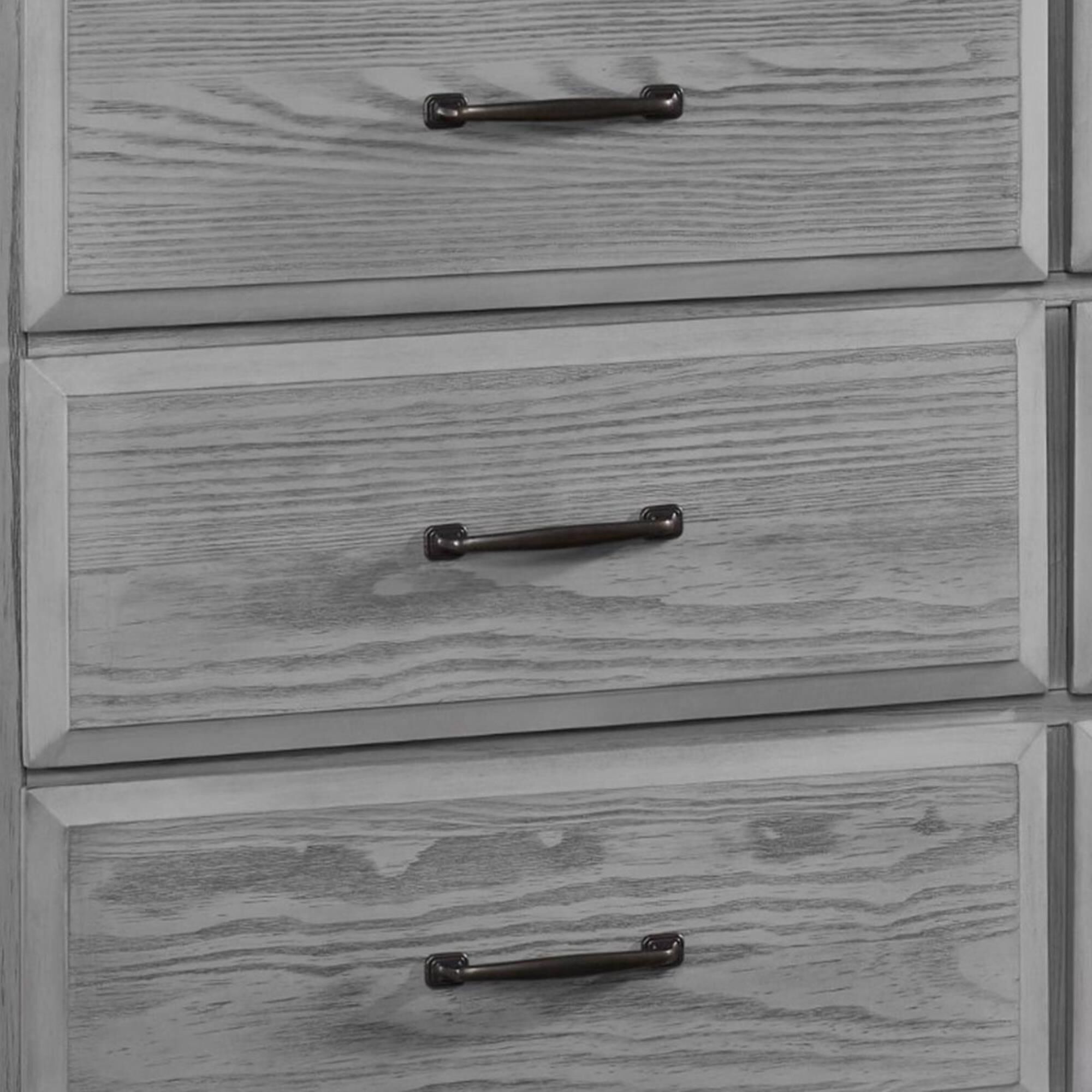 Oxford Village Willowbrook Dresser and Changing Top in Graphite Gray, , large