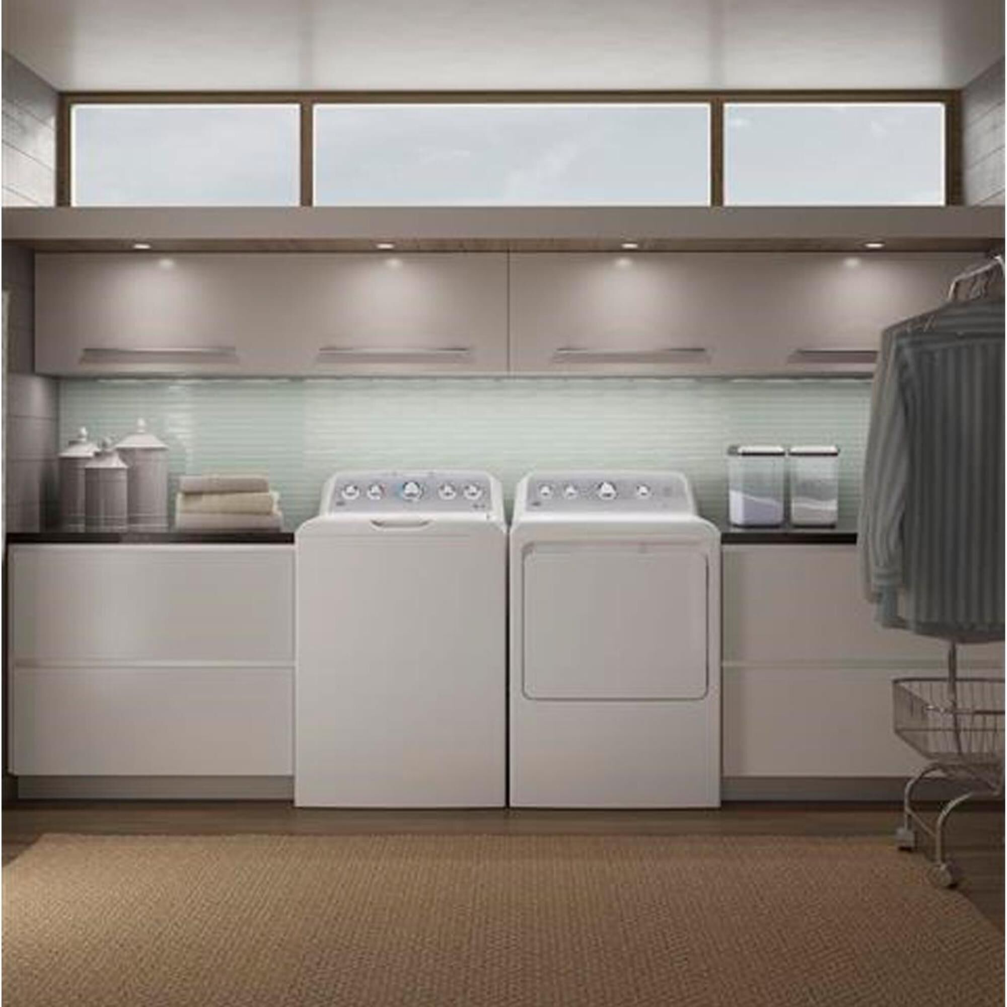 GE Appliances 4.6 Cu. Ft. Capacity Washer in White, , large