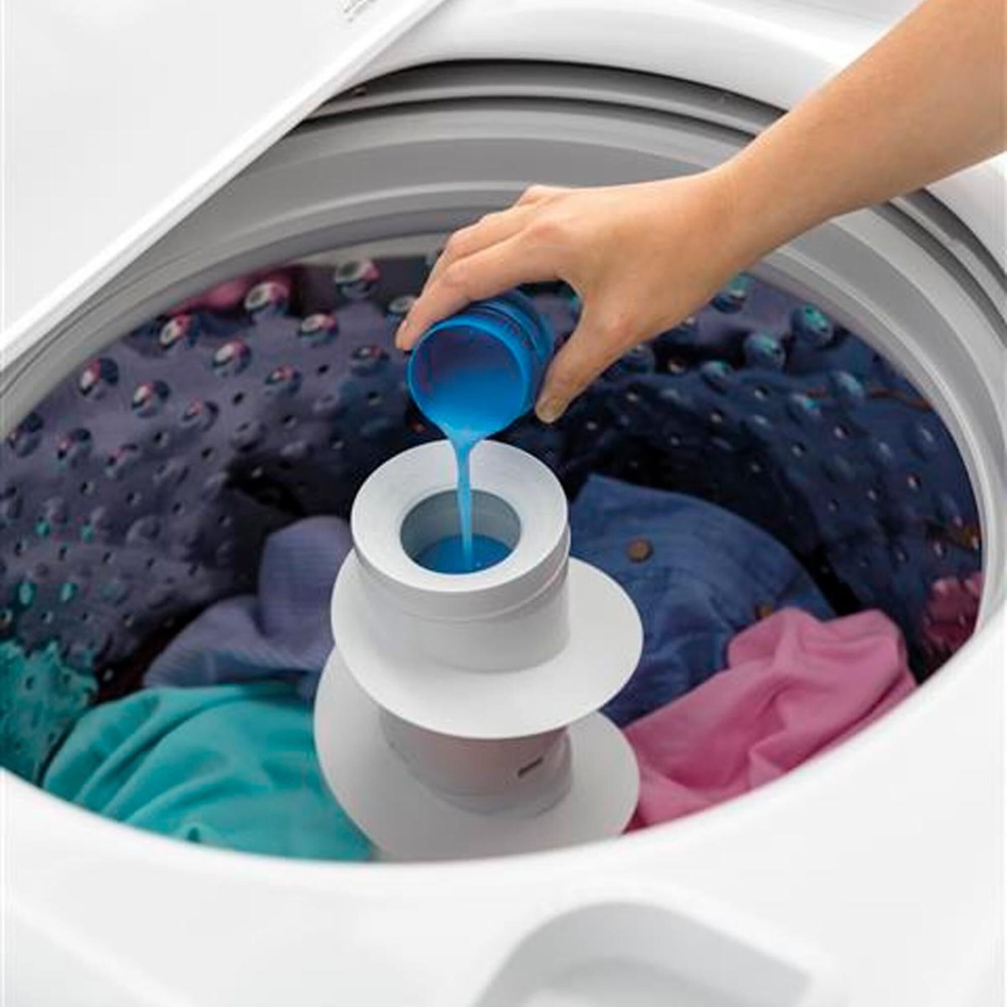 GE Appliances 4.5 Cu Ft. Capacity Washer with Stainless Steel Basket, , large