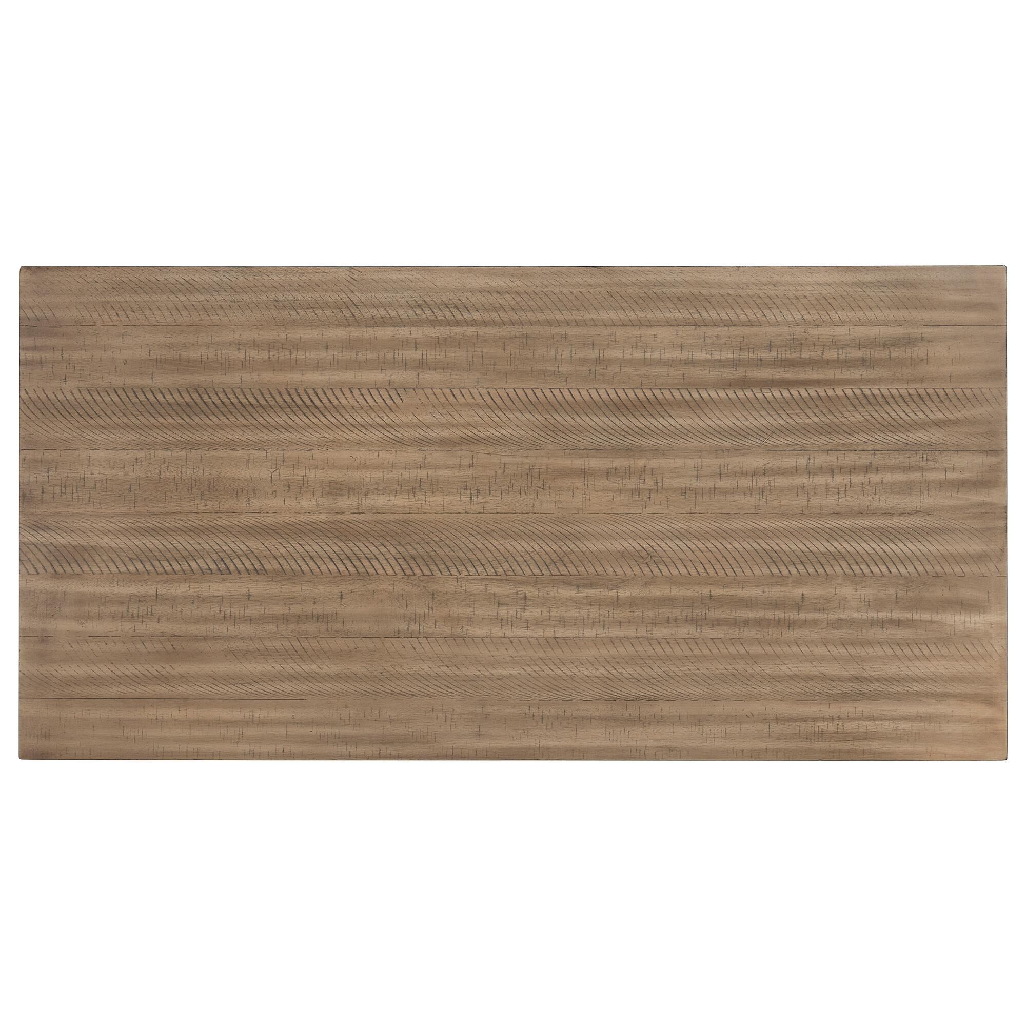 Signature Design by Ashley Skempton Counter Table with Storage in White and Light Brown - Table Only, , large