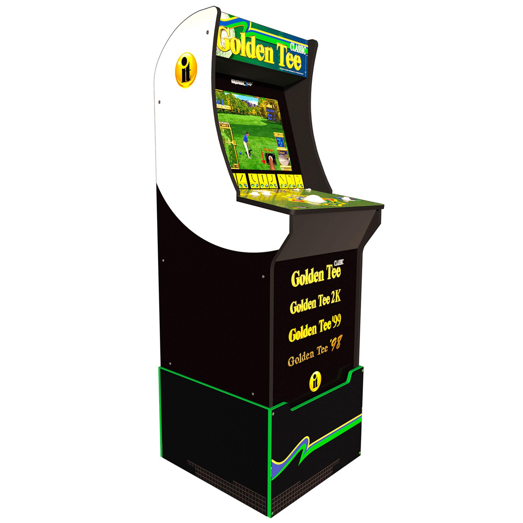 Arcade1up 4" Golden Tee Arcade Cabinet with 12" Riser, , large