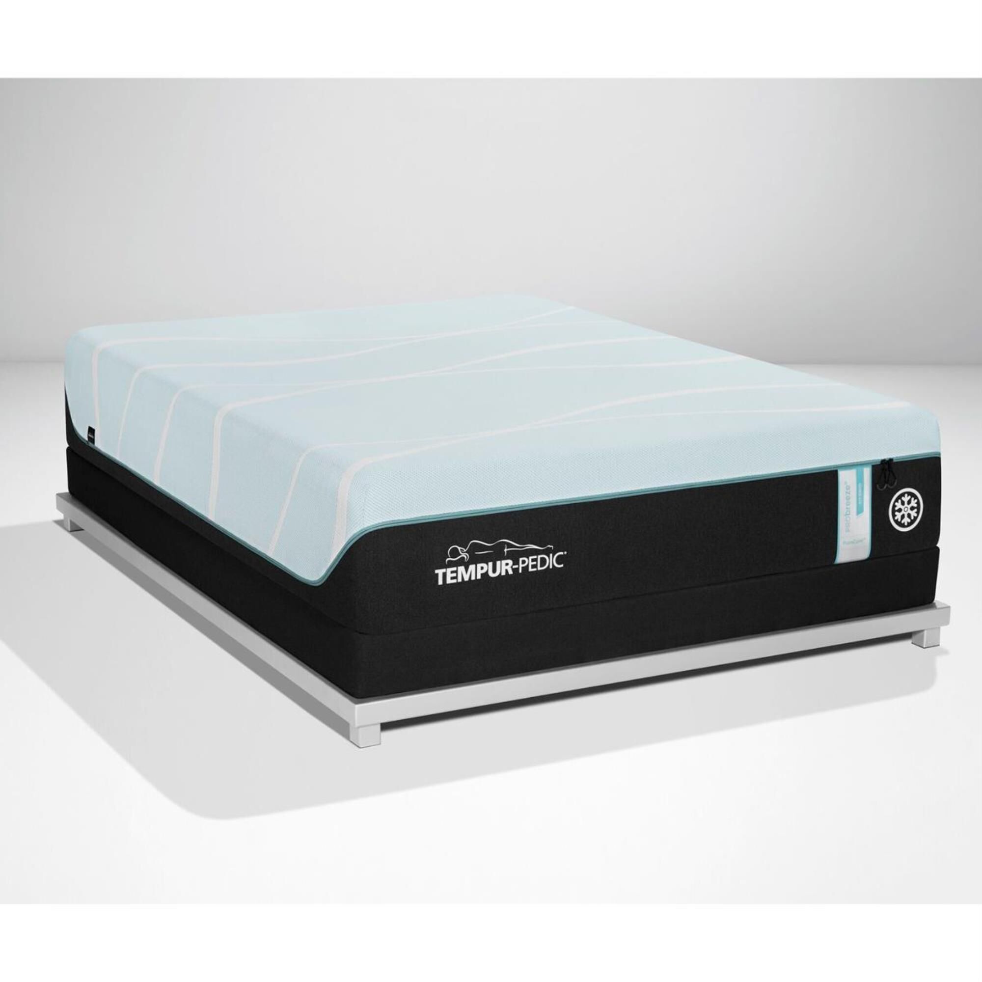 Tempur-Pedic TEMPUR-PRObreeze Medium Hybrid Full Mattress with Low Profile Box Spring, , large