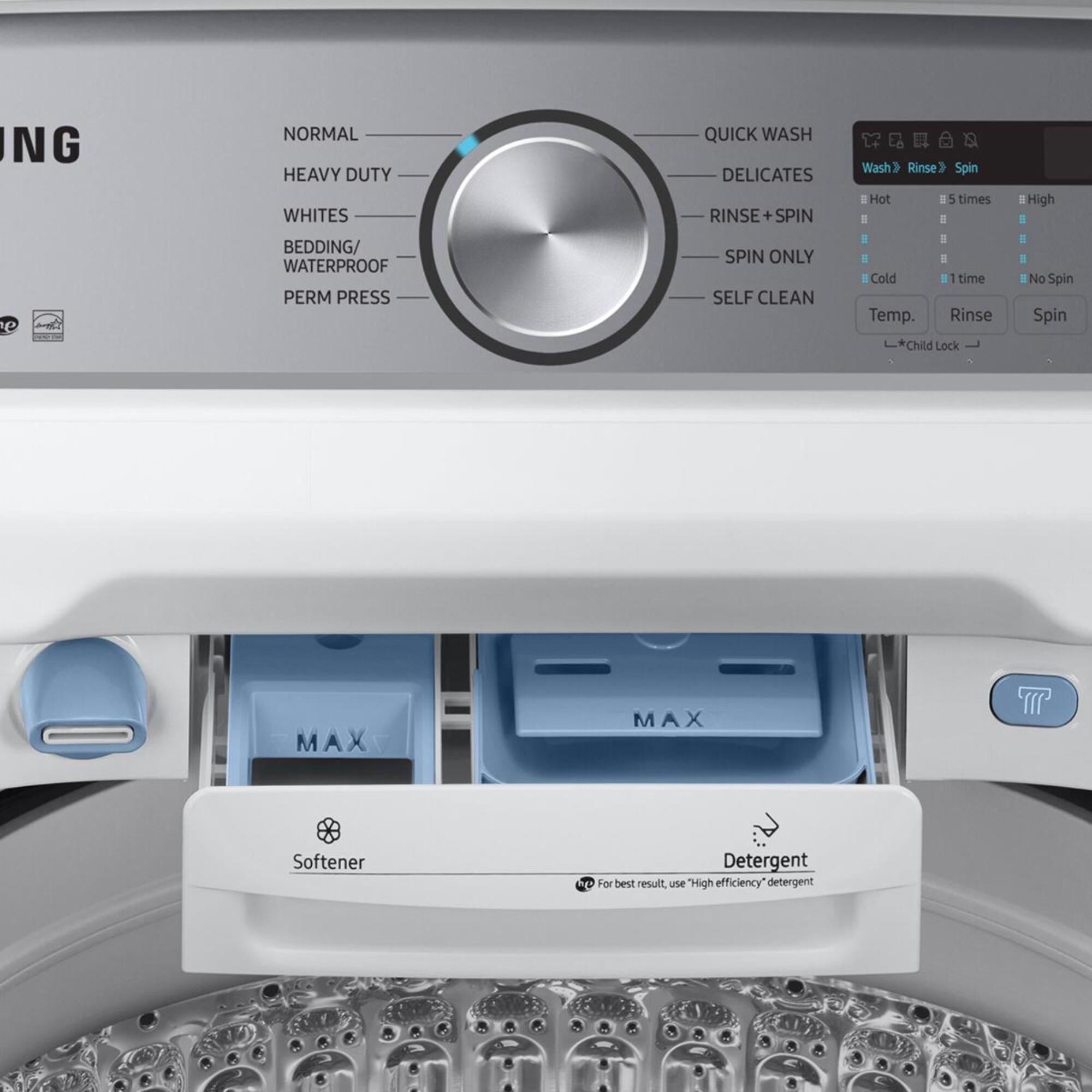 Samsung 5 Cu. Ft. 10 Cycles Washer in White, , large