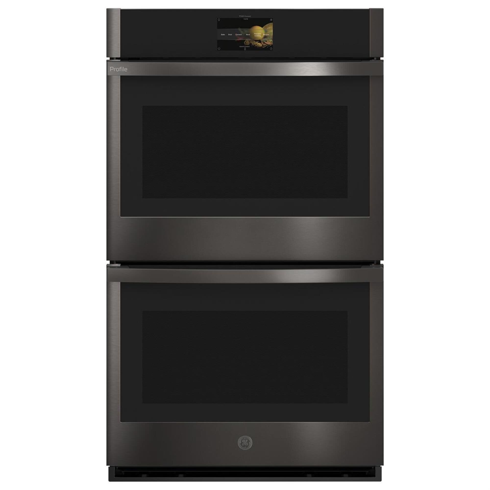 GE Profile 30" Smart Built-In Convection Double Wall Oven - Black Stainless Steel, , large