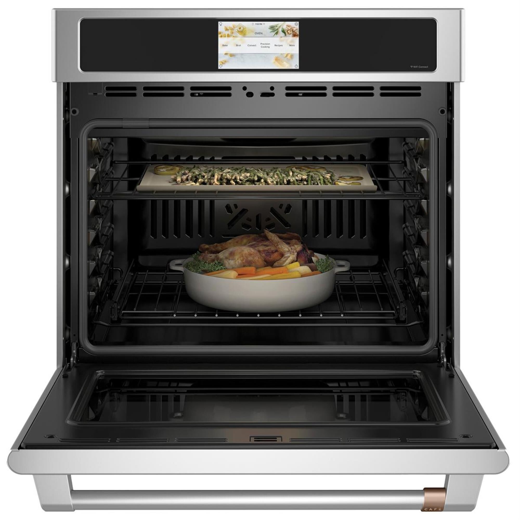 Cafe 30" Built-In Convection Single Wall Oven in Stainless Steel, , large