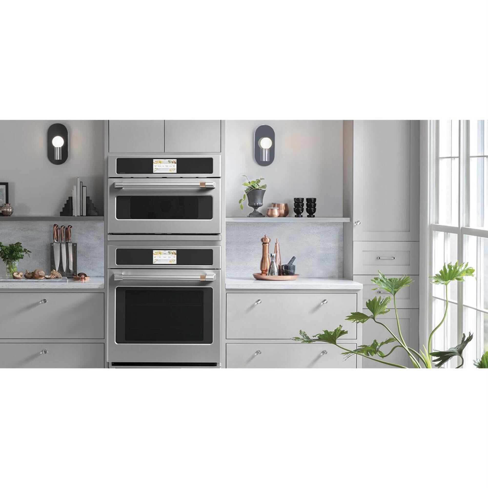 Cafe 30" Built-In Convection Single Wall Oven in Stainless Steel, , large