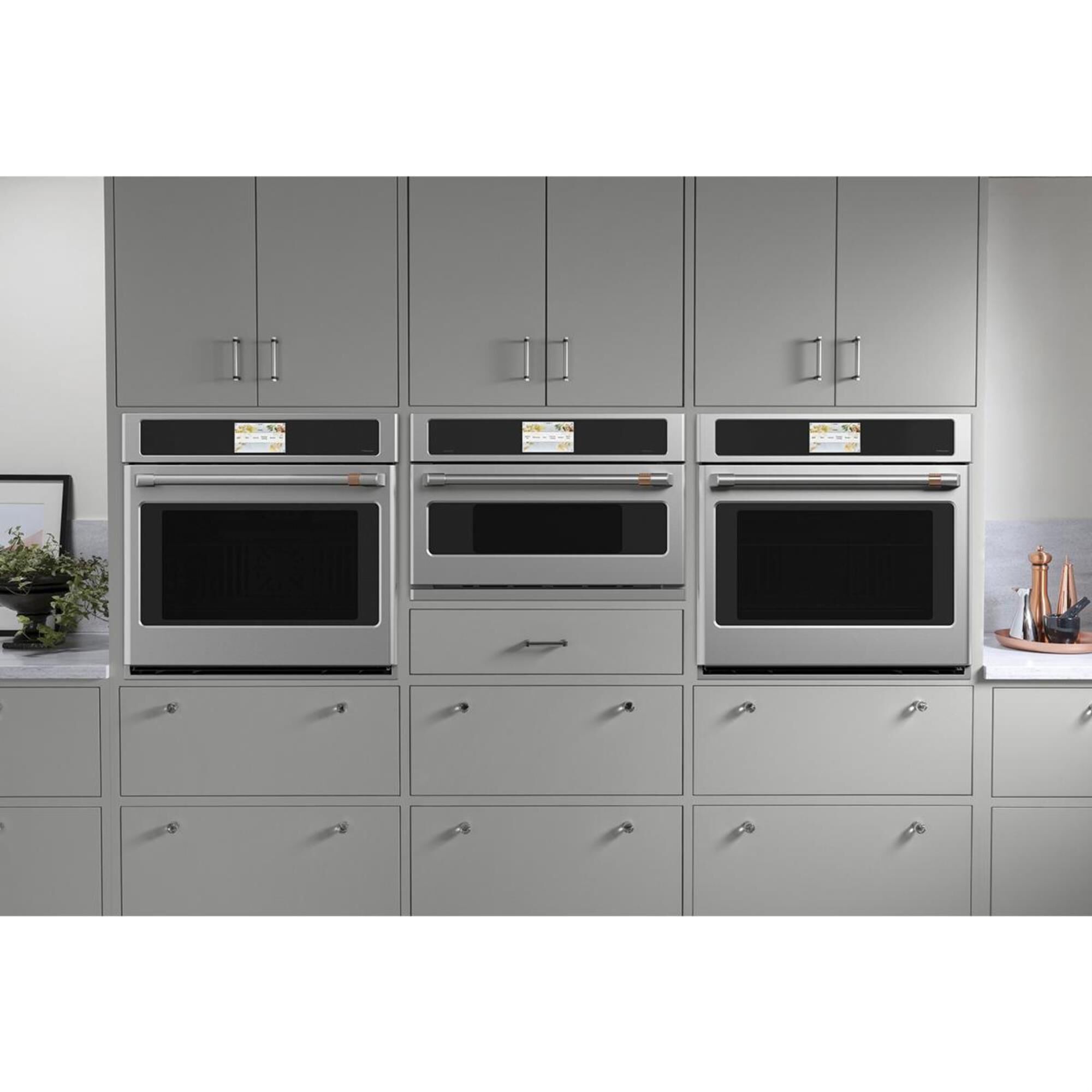 Cafe 30" Built-In Convection Single Wall Oven in Stainless Steel, , large