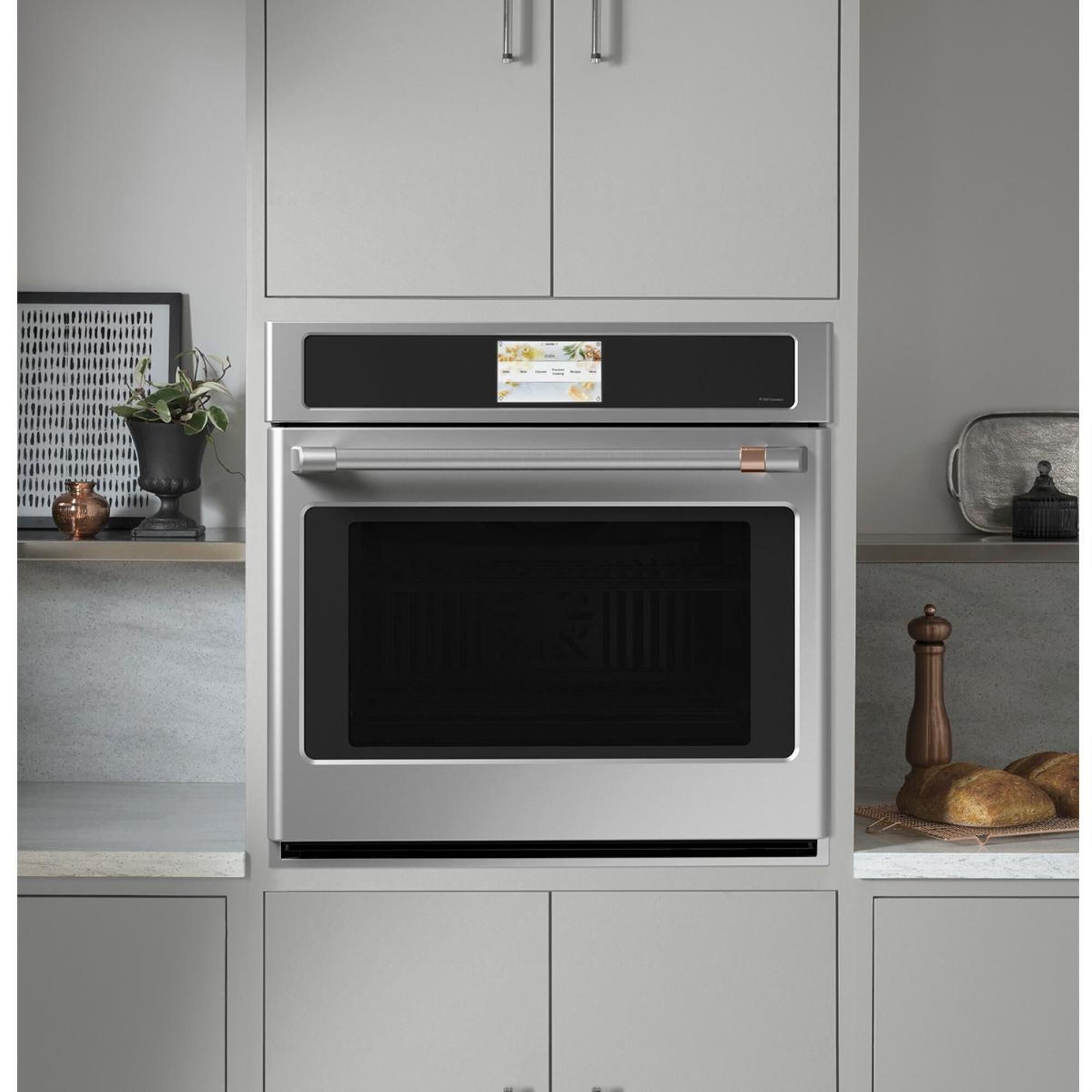 Cafe 30" Built-In Convection Single Wall Oven in Stainless Steel, , large