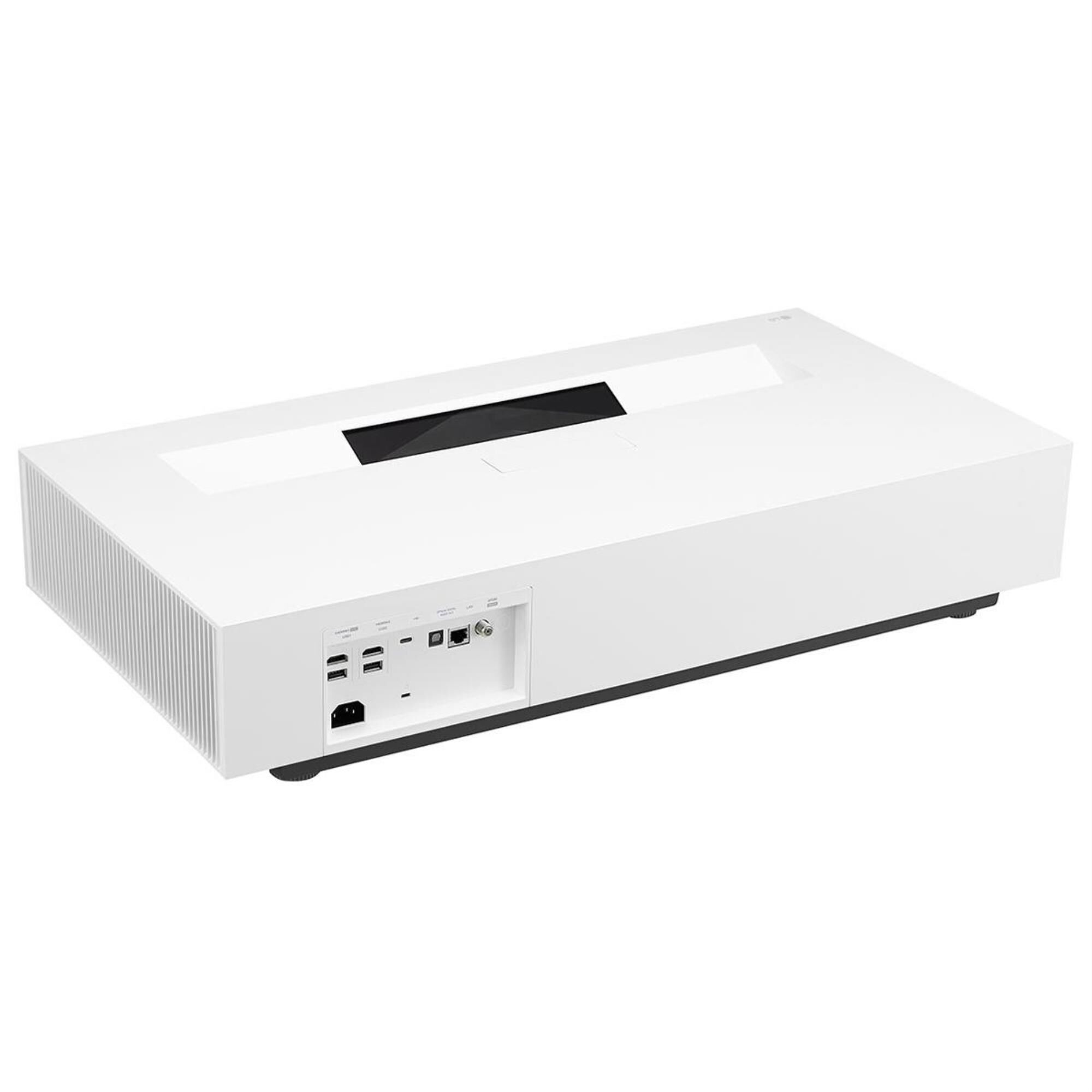 LG 4K UHD Laser Smart Home Theater CineBeam Short Throw Projector in White, , large