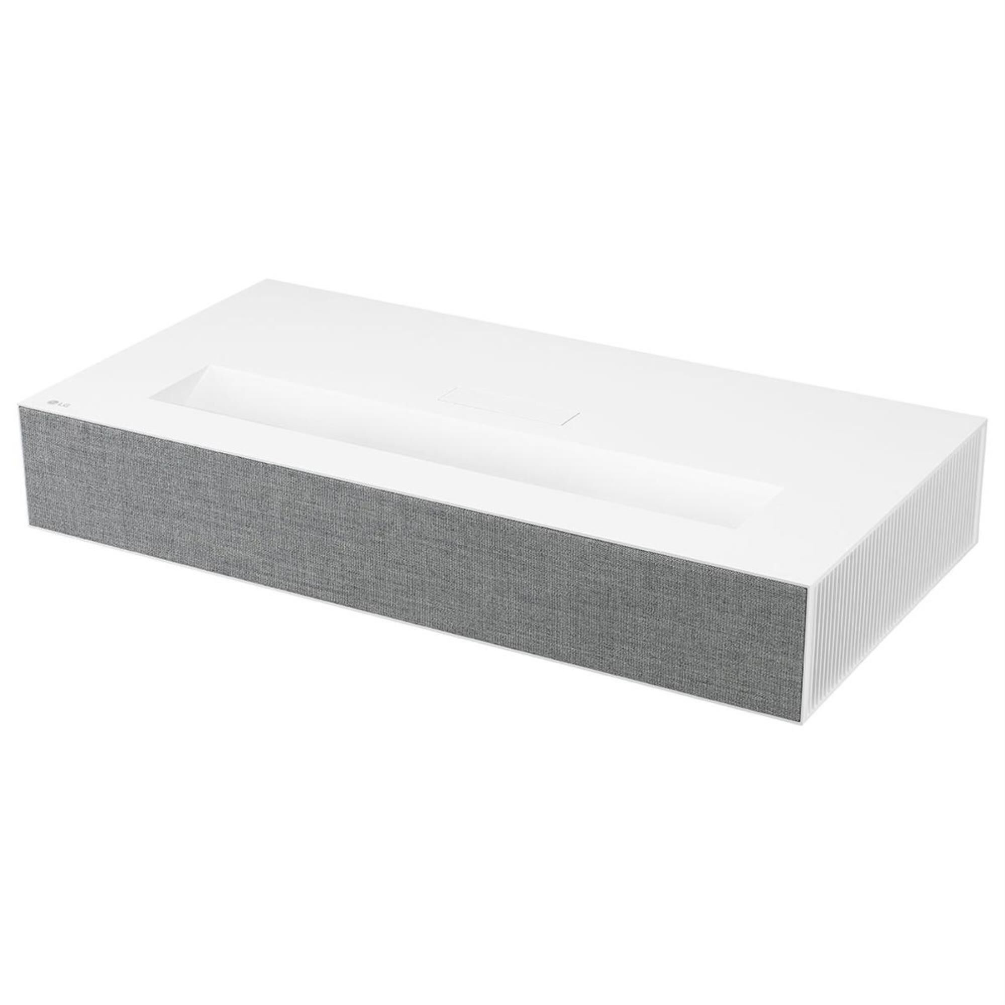 LG 4K UHD Laser Smart Home Theater CineBeam Short Throw Projector in White, , large