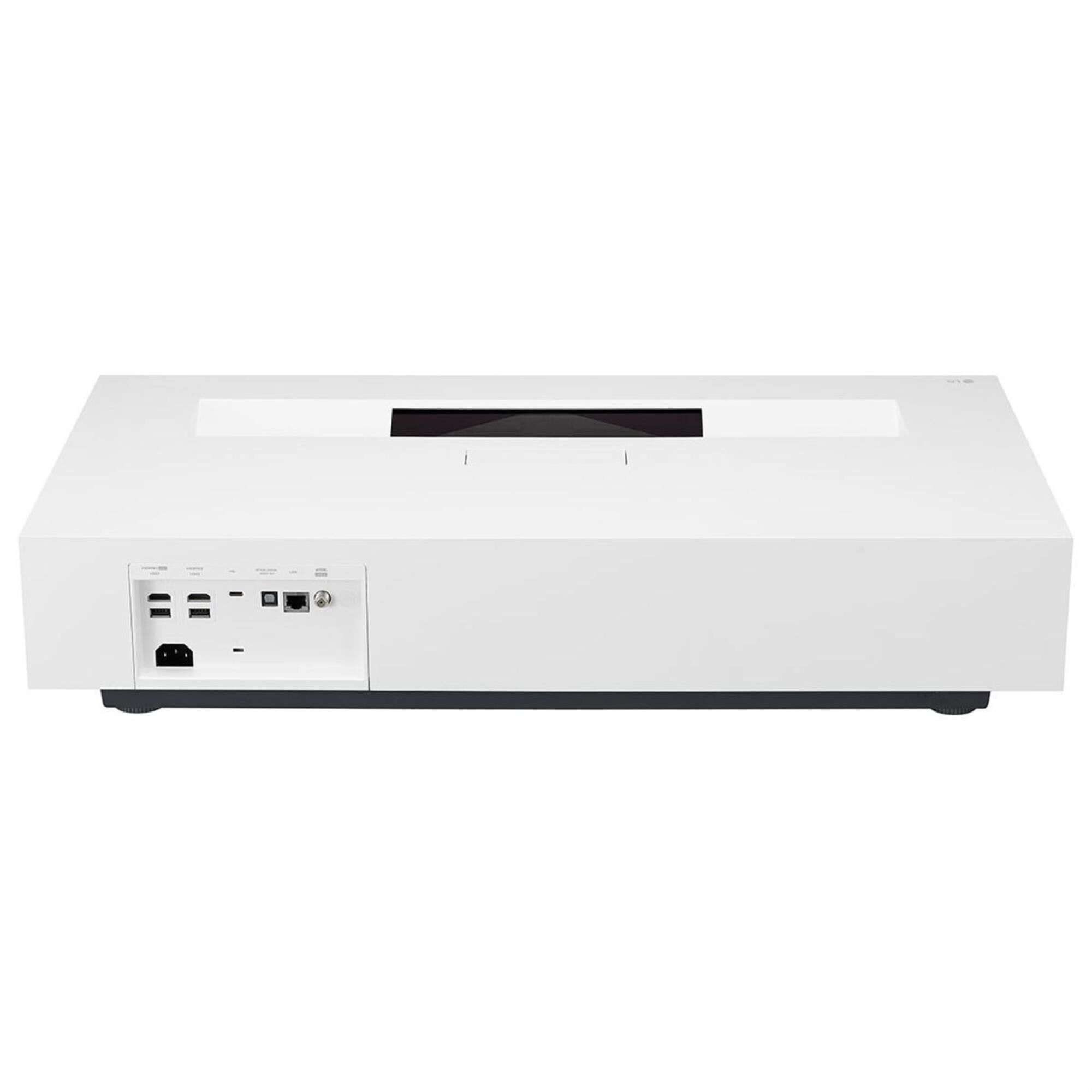 LG 4K UHD Laser Smart Home Theater CineBeam Short Throw Projector in White, , large