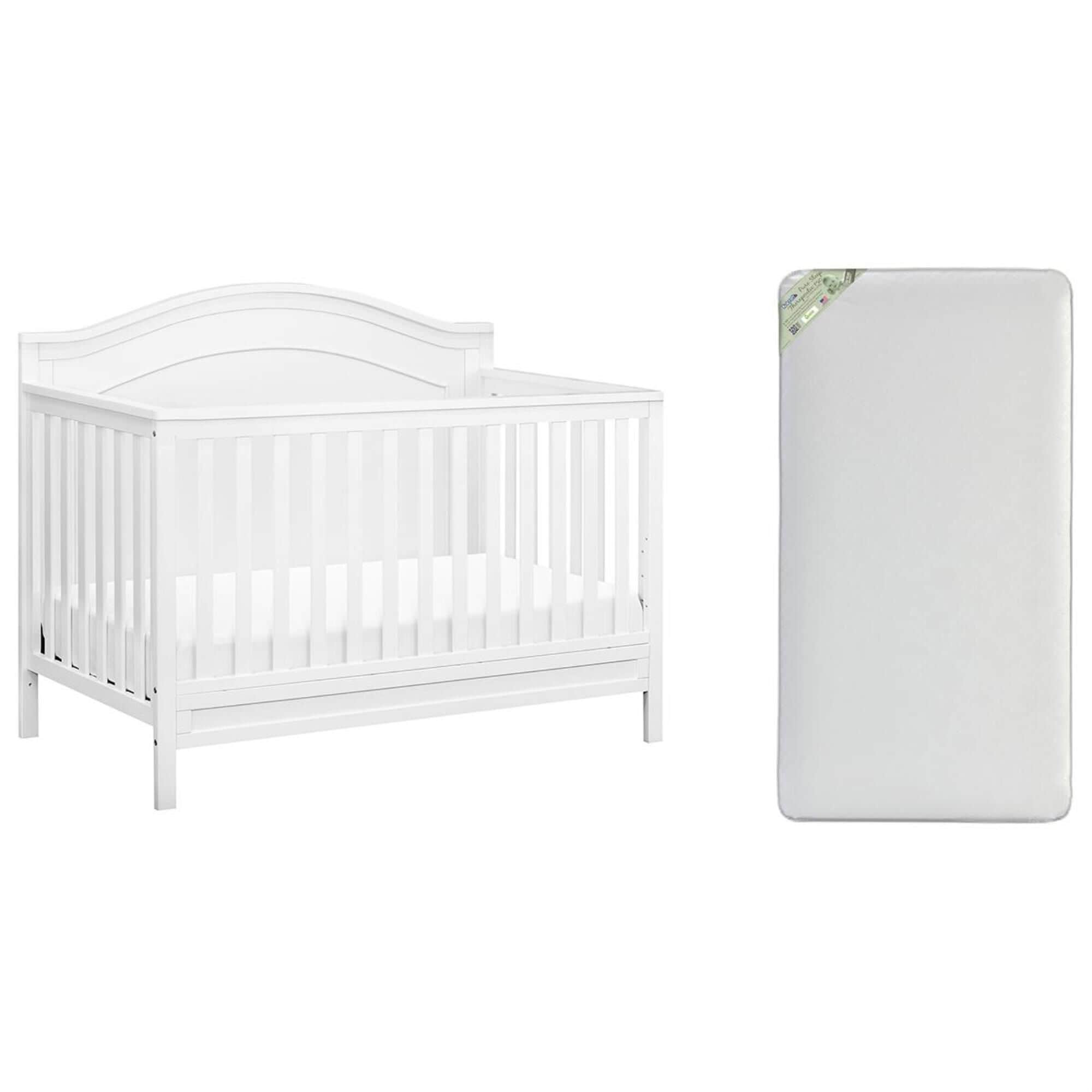 DaVinci Charlie 2 Piece Nursery Set in White, , large