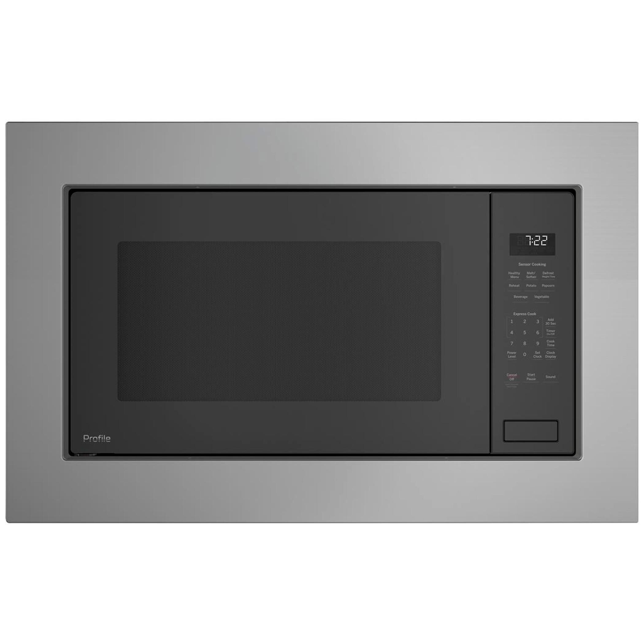GE Profile 2.2 Cu. Ft. Built-In Sensor Microwave Oven in Dark Gray, , large