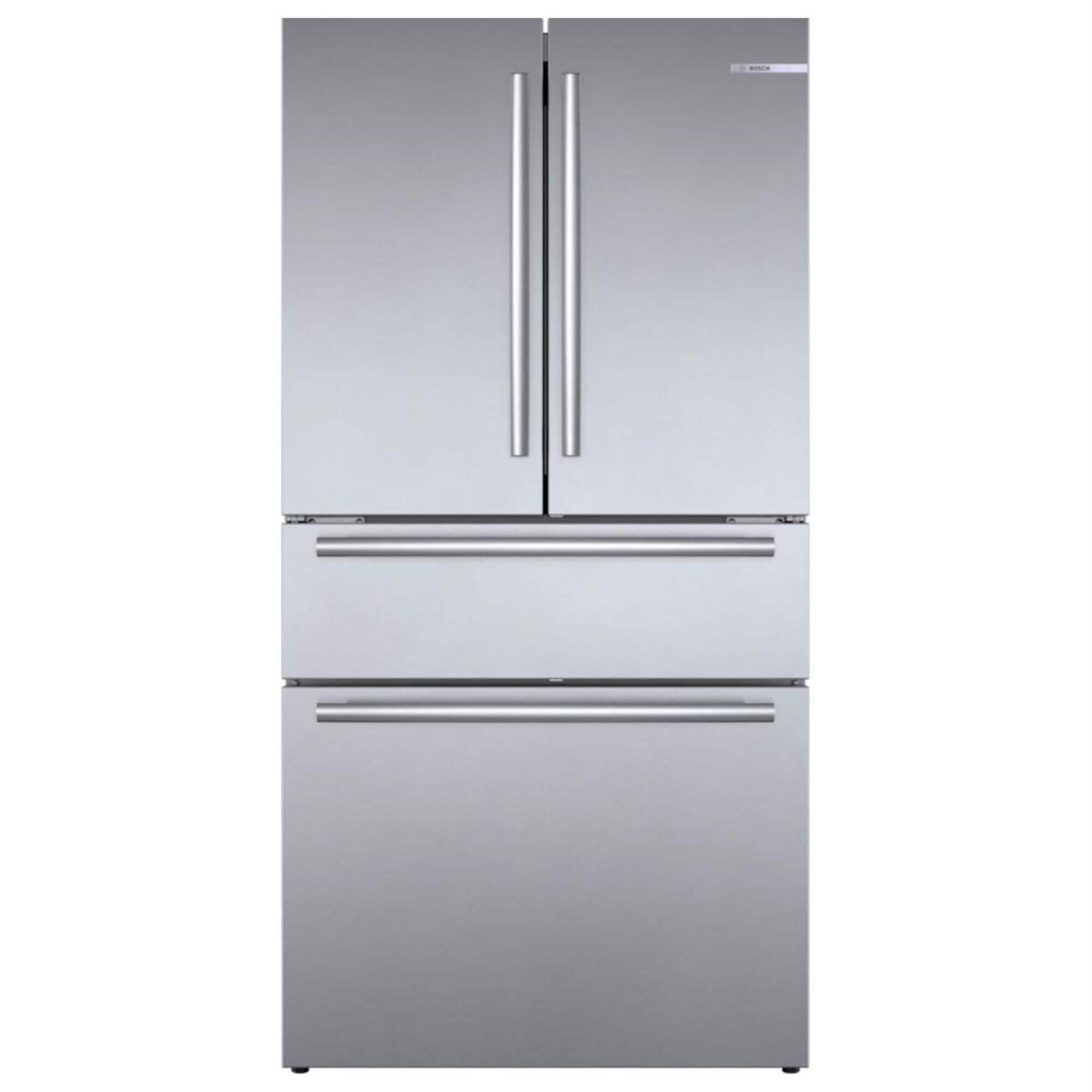 Bosch 36" French 4-Door with 3 Freezer Drawers Refrigerator in Stainless Steel, , large