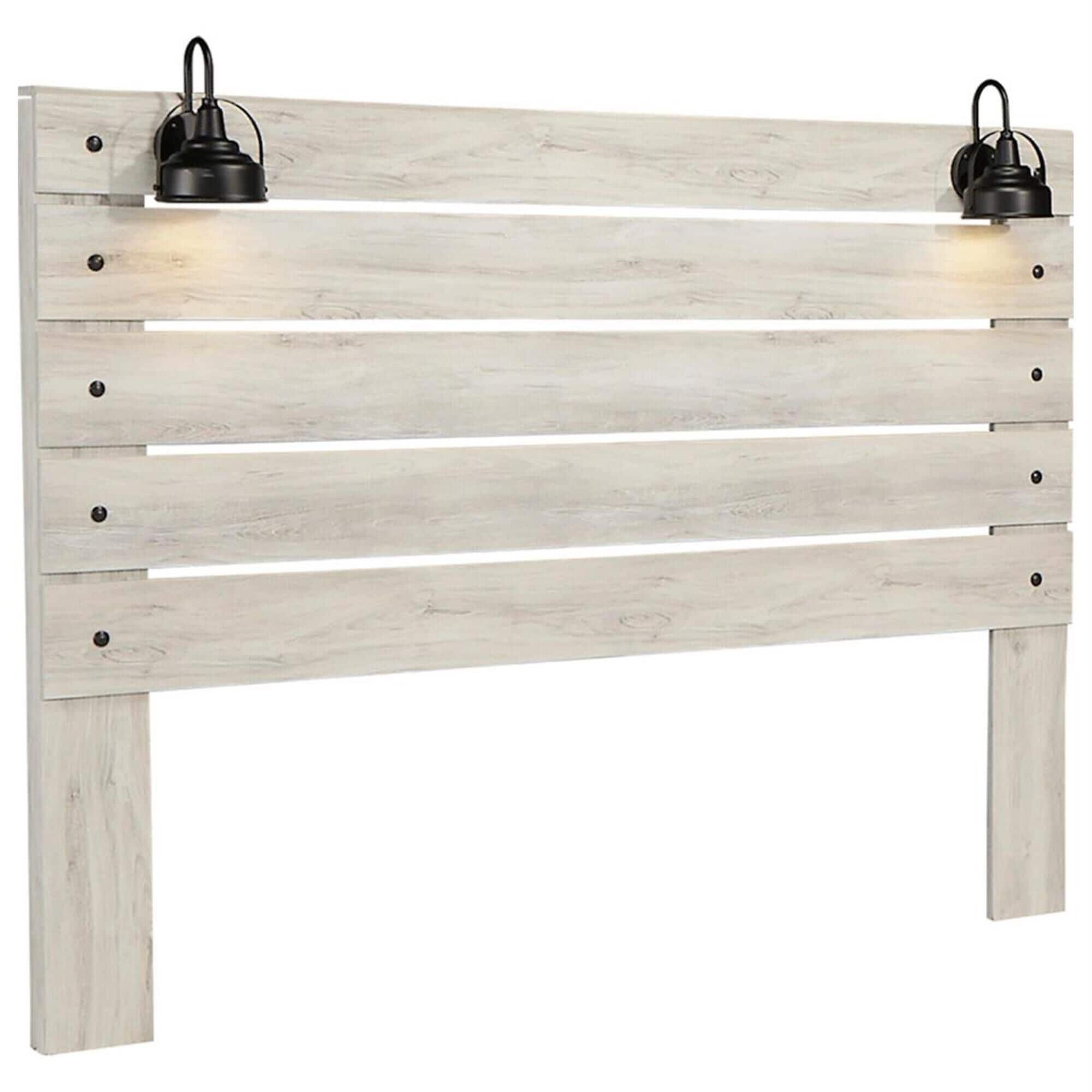 Signature Design by Ashley Cambeck King Panel Headboard in Whitewash, , large
