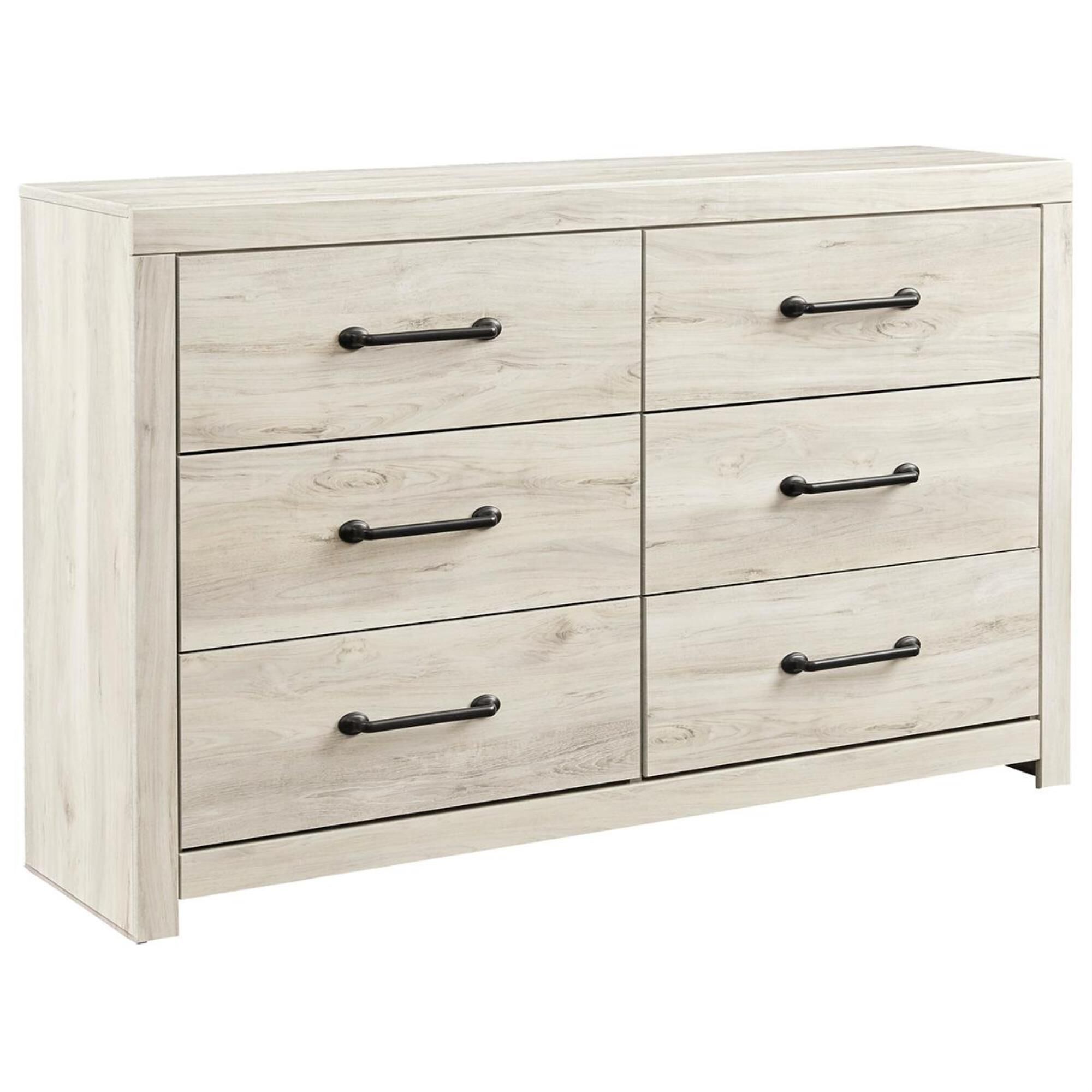 Signature Design by Ashley Cambeck 6 Drawer Dresser in Whitewash, , large
