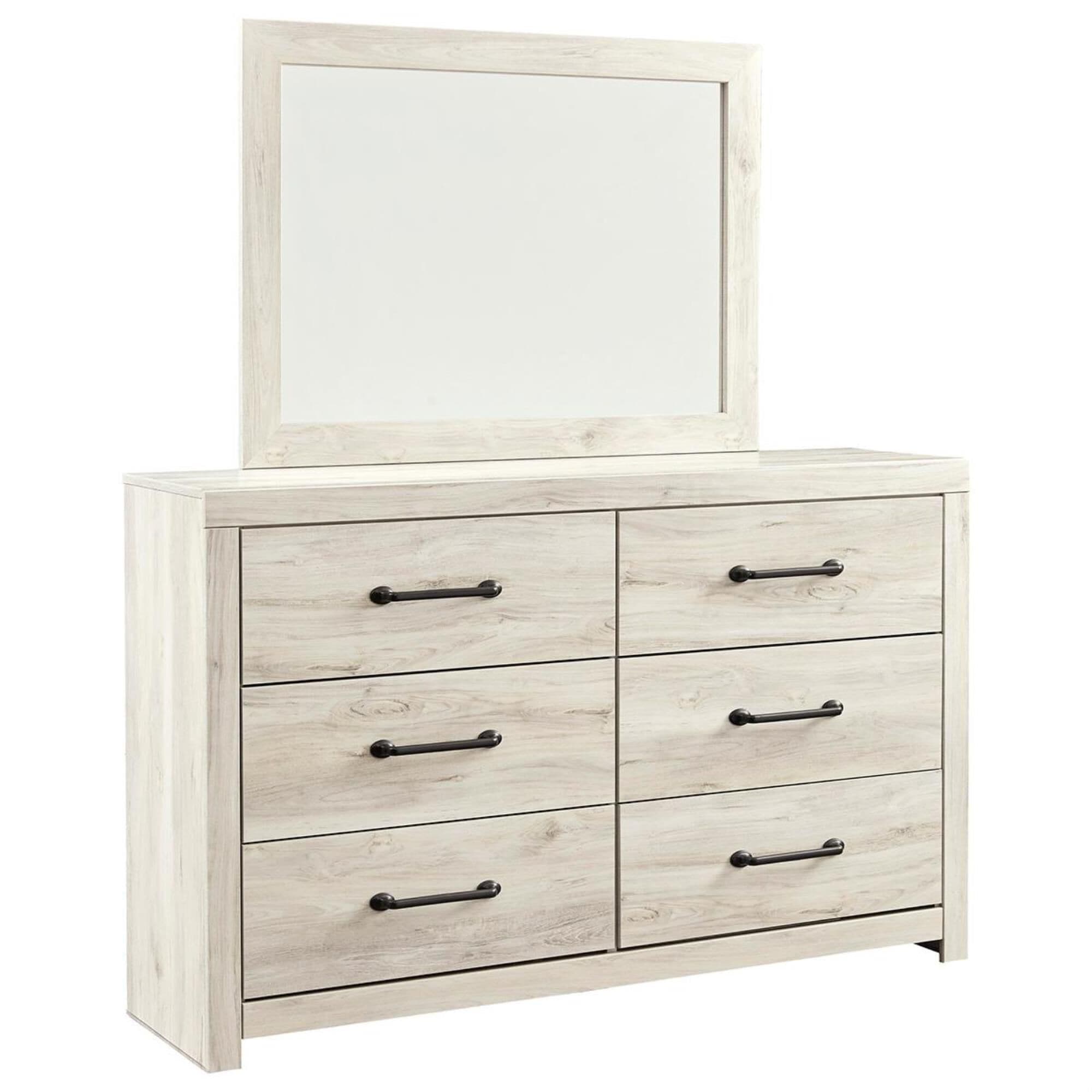 Signature Design by Ashley Cambeck Dresser and Mirror in Whitewash, , large