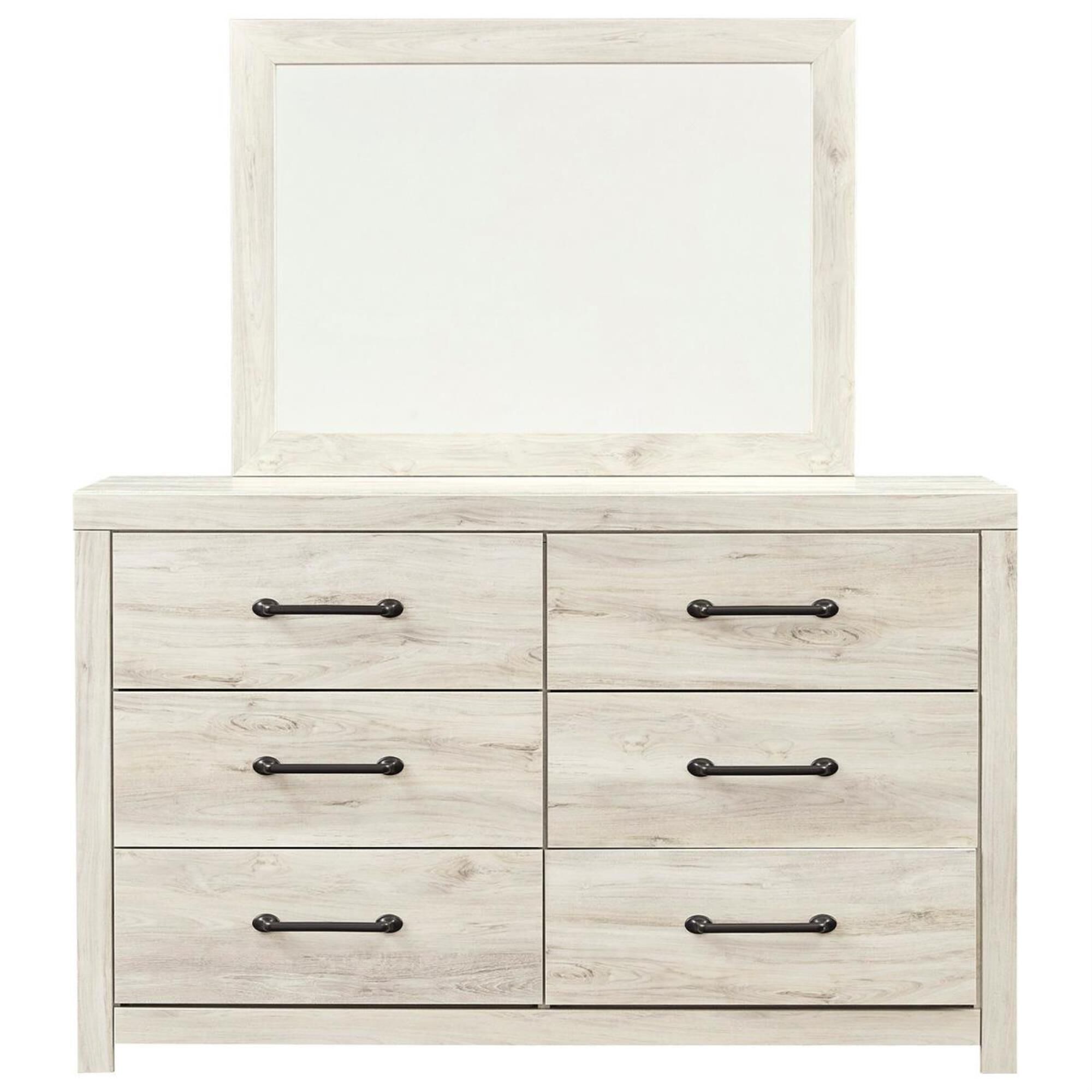 Signature Design by Ashley Cambeck Dresser and Mirror in Whitewash, , large