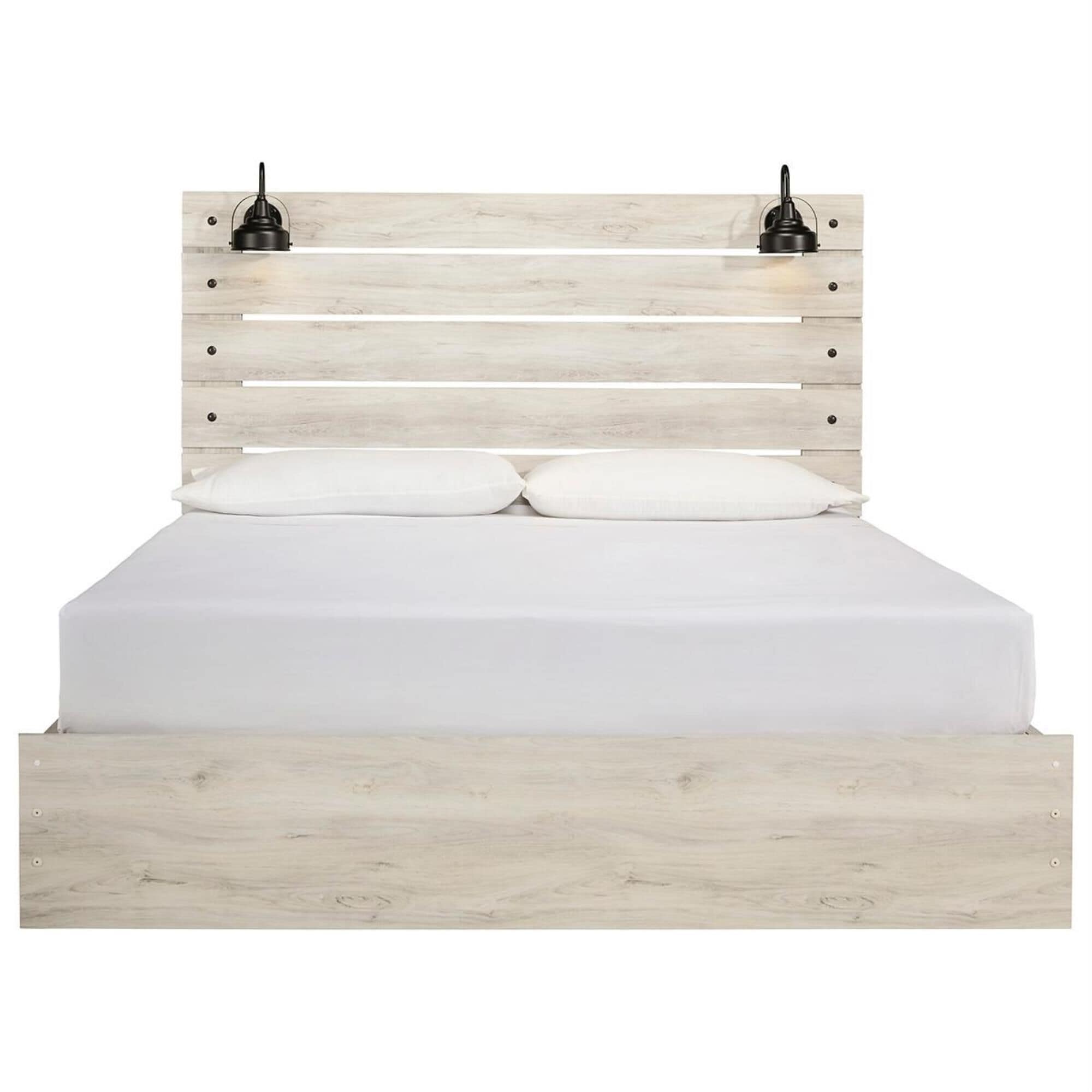 Signature Design by Ashley Cambeck King Storage Bed in Whitewash, , large