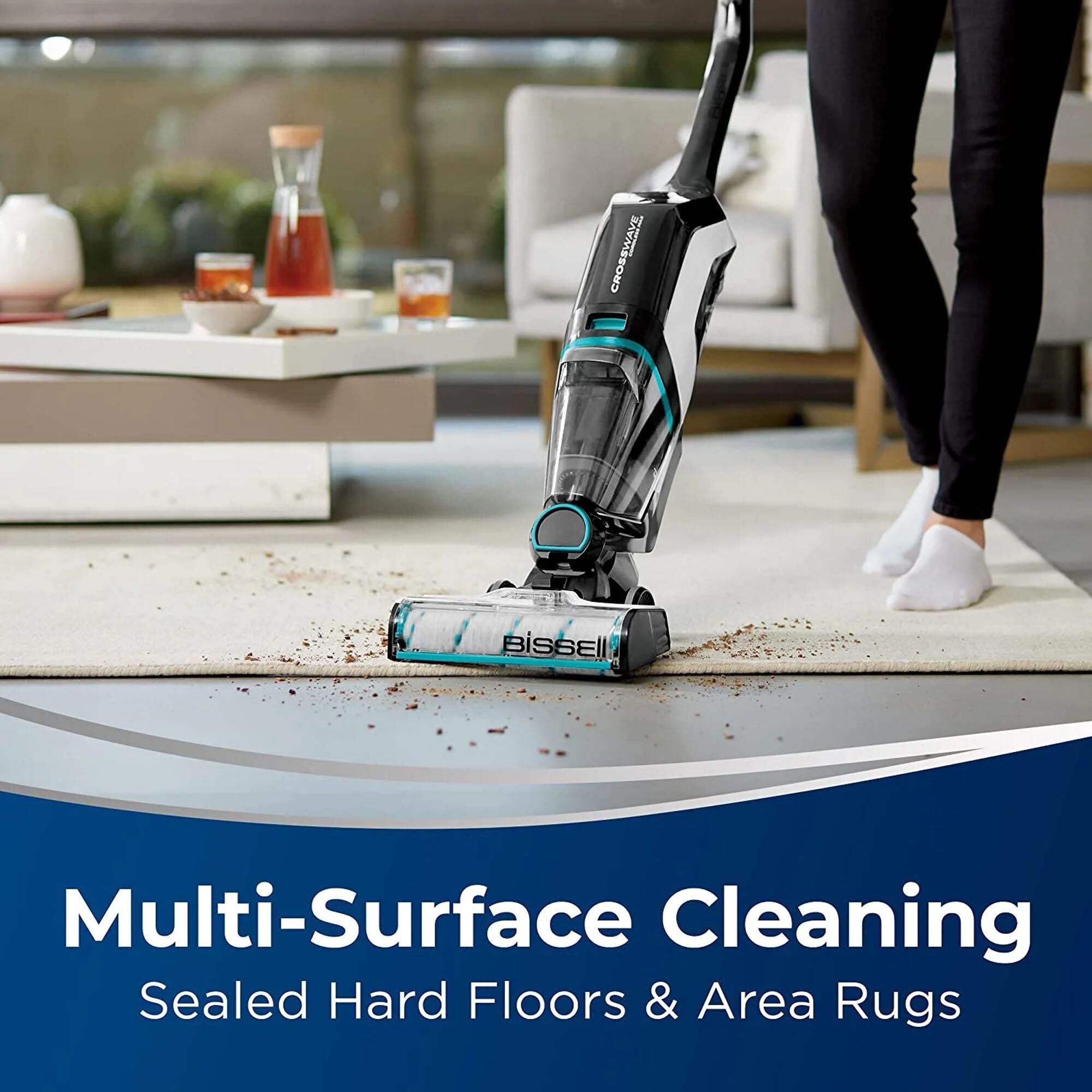 Bissell CrossWave Cordless Max Multi-Surface Wet Dry Vacuums in Black and White, , large
