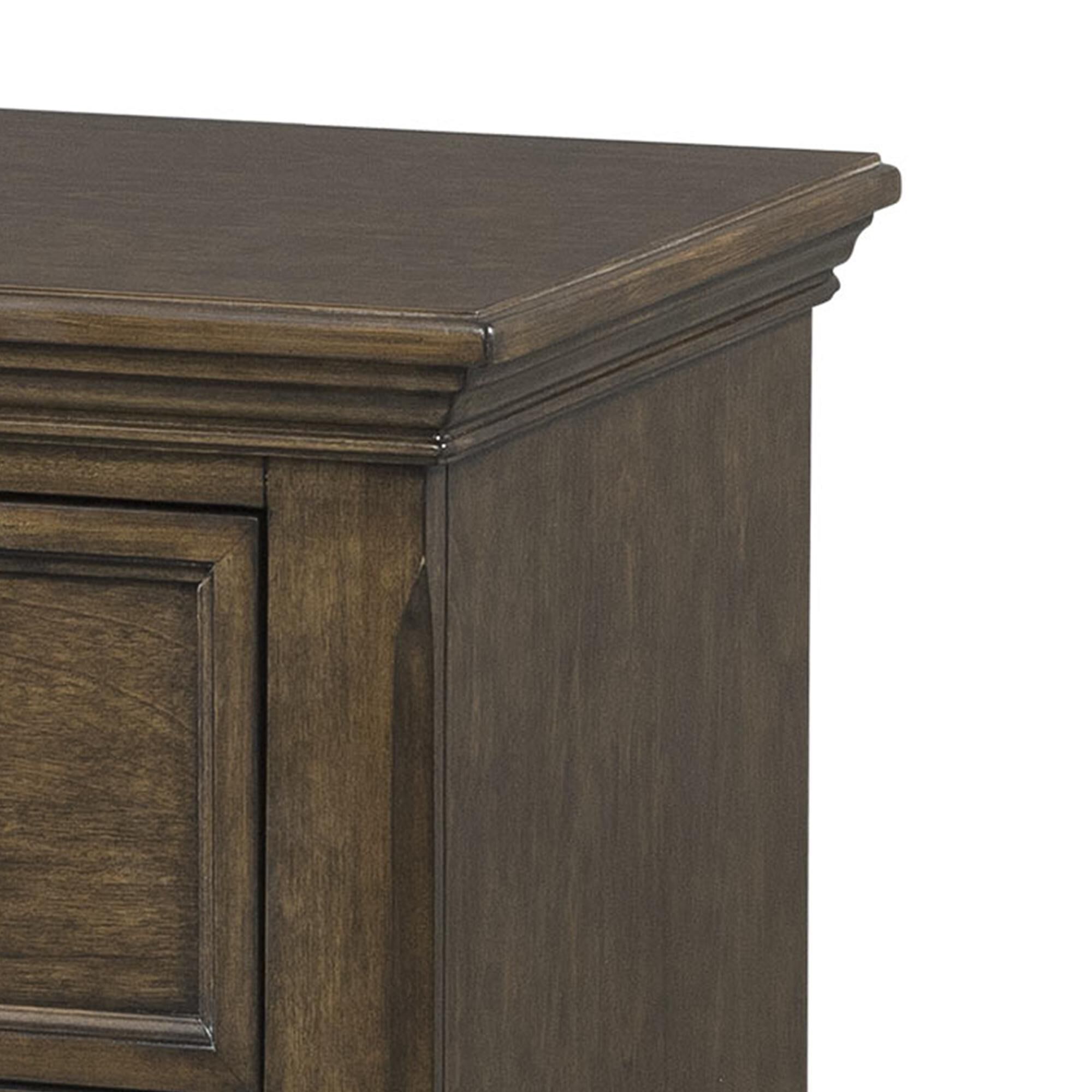 Eastern Shore Olivia 2-Drawer Nightstand in Rosewood, , large